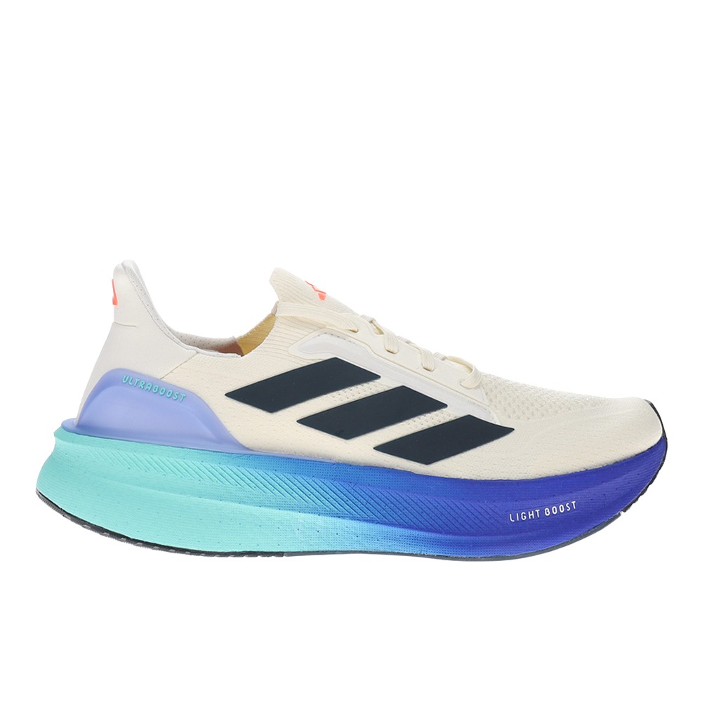 adidas Ultraboost Ultra Boost 5X Running  Mens Blue, Off White Sneakers Athletic