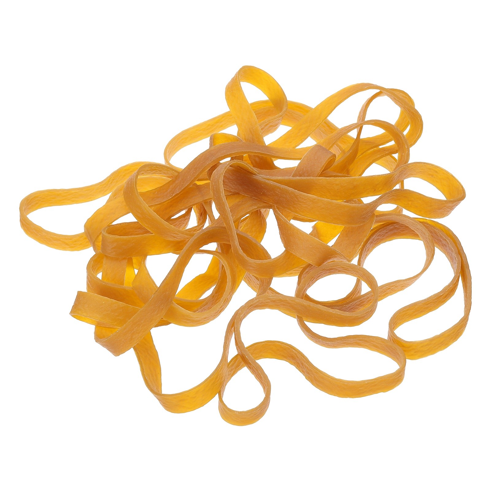 71Pcs Rubber Bands, 7.87x0.39 Inch Elastic Bands for Office Supplies, Yellow