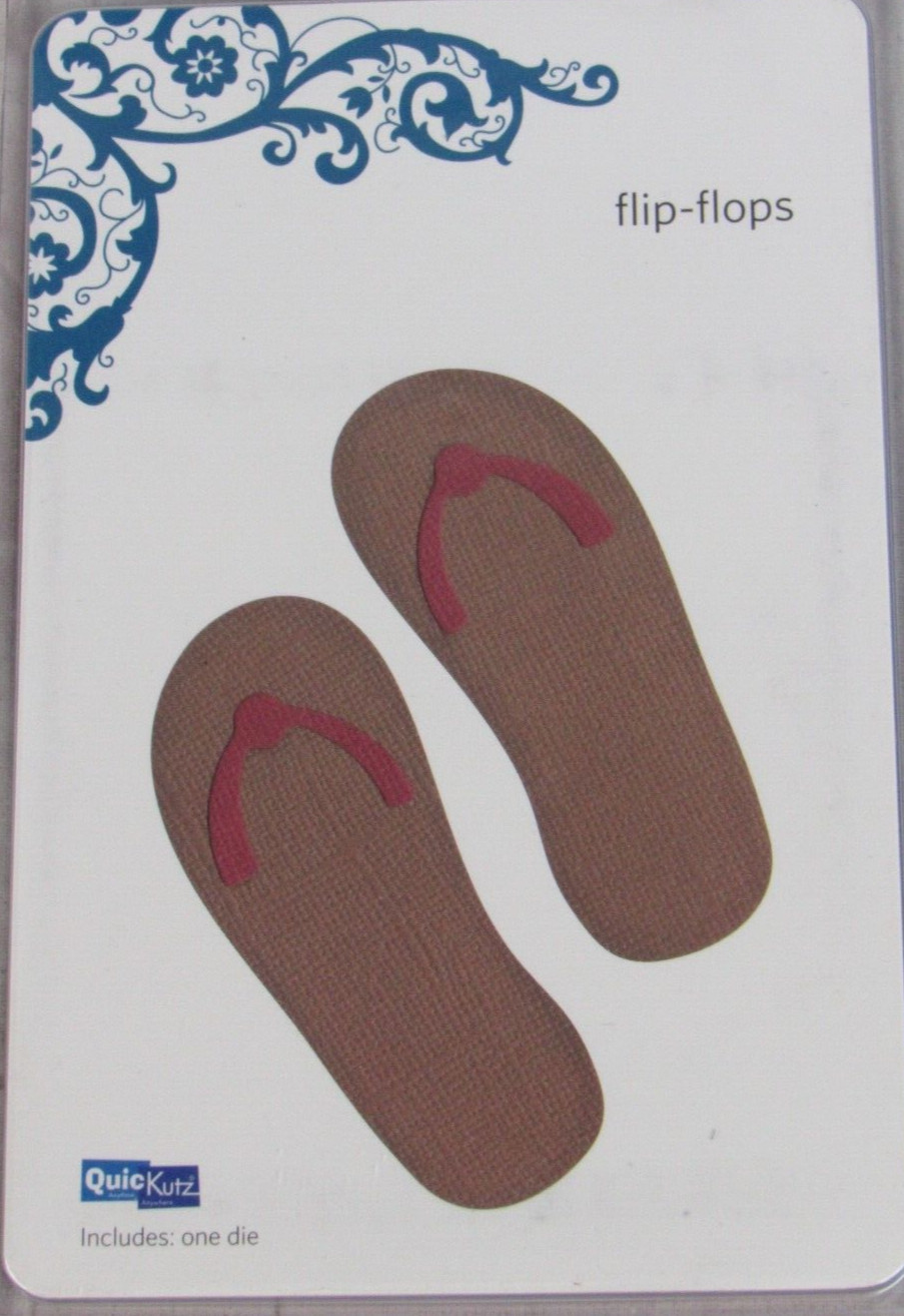 QuicKutz Flip-Flops 4x4, 1 Cutting Die Set REV-0051