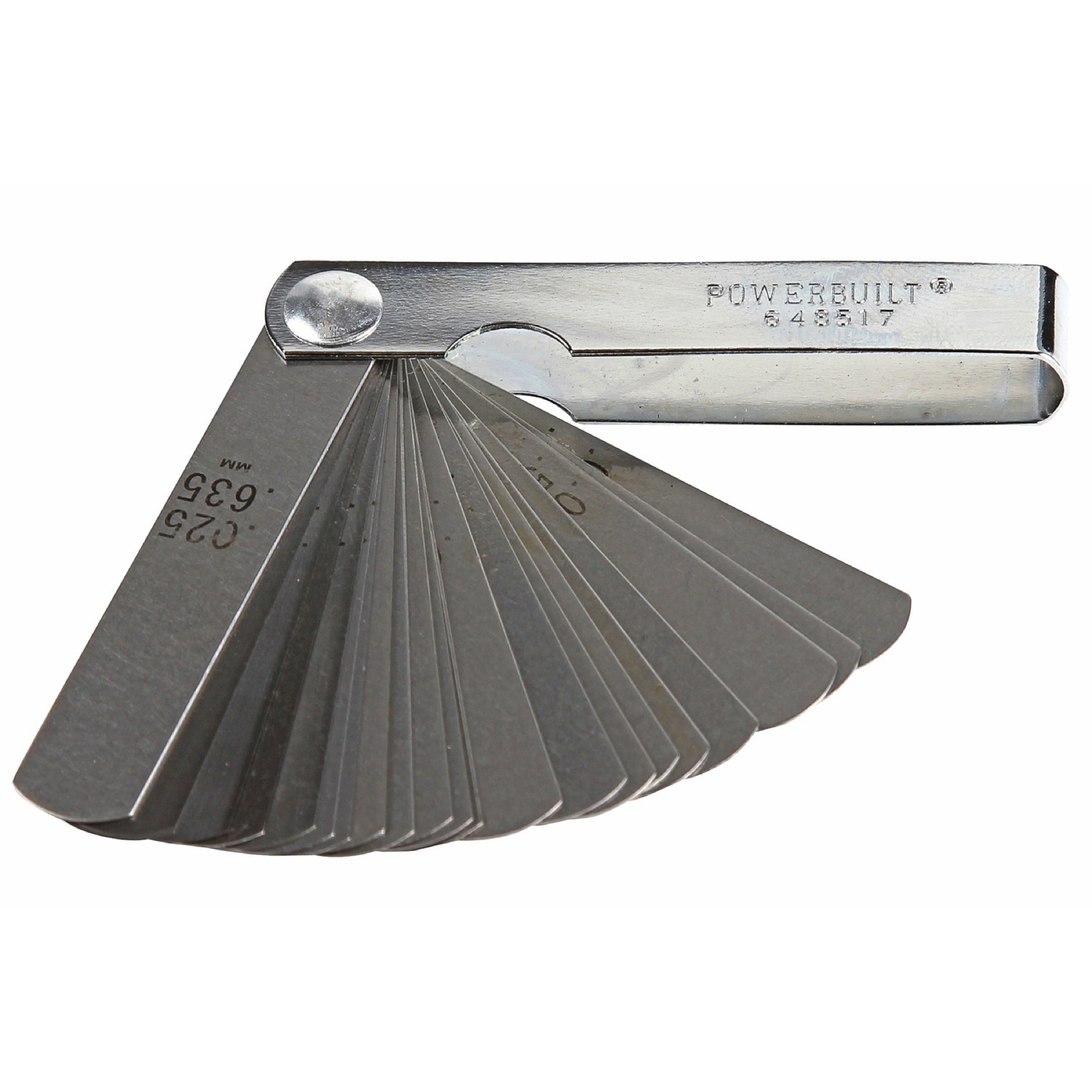 Powerbuilt 26 Blade Master Feeler Gauge Set - 648517M