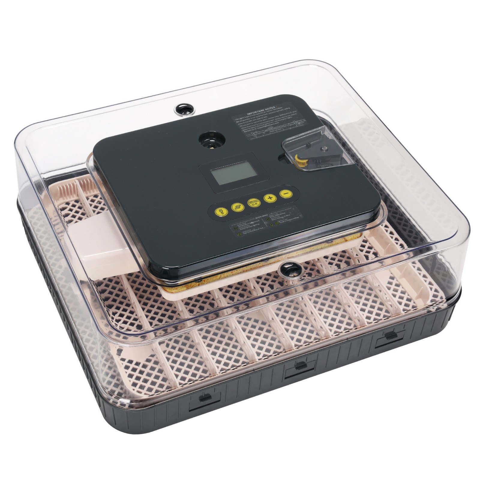 56 Egg Incubator Hatching with Automatic Egg Turner and Humidity Temp Control US