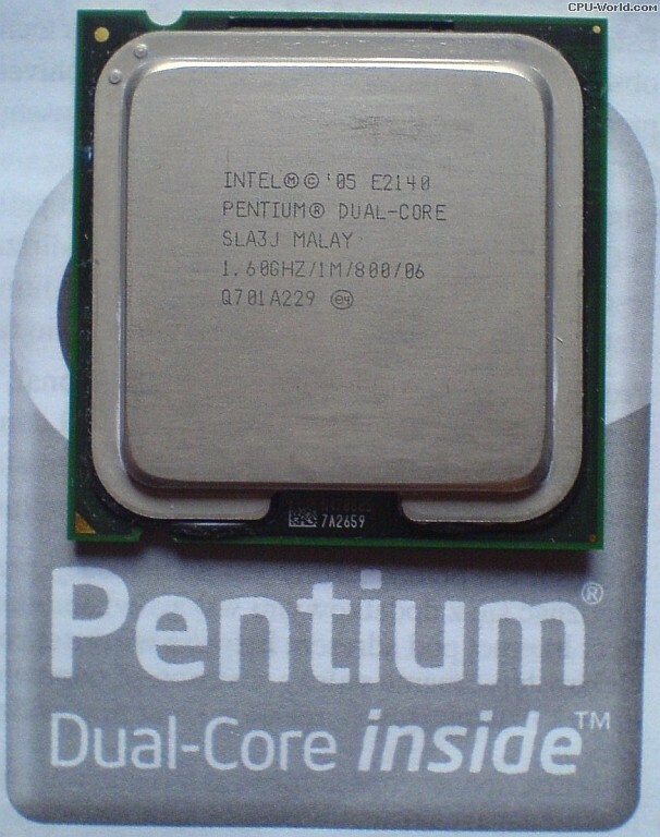 Intel dual Core Pentium E2140 1.6ghz Processor, SLA3J