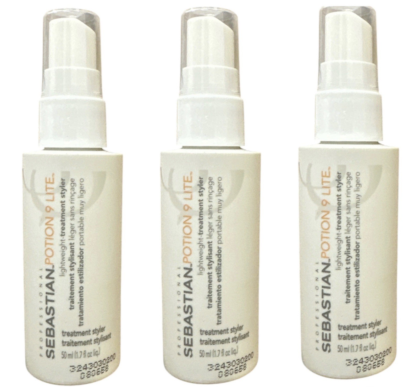 Sebastian Potion 9 Lite Lightweight Treatment Styler 1.7 fl oz (Pack of 3)