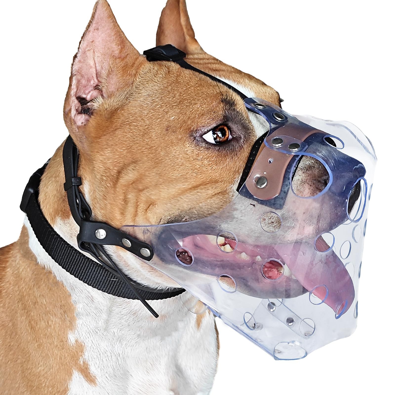 Pitbull Muzzle Basket Muzzle for Large Dogs Rottweiler to Prevent Biting Chew