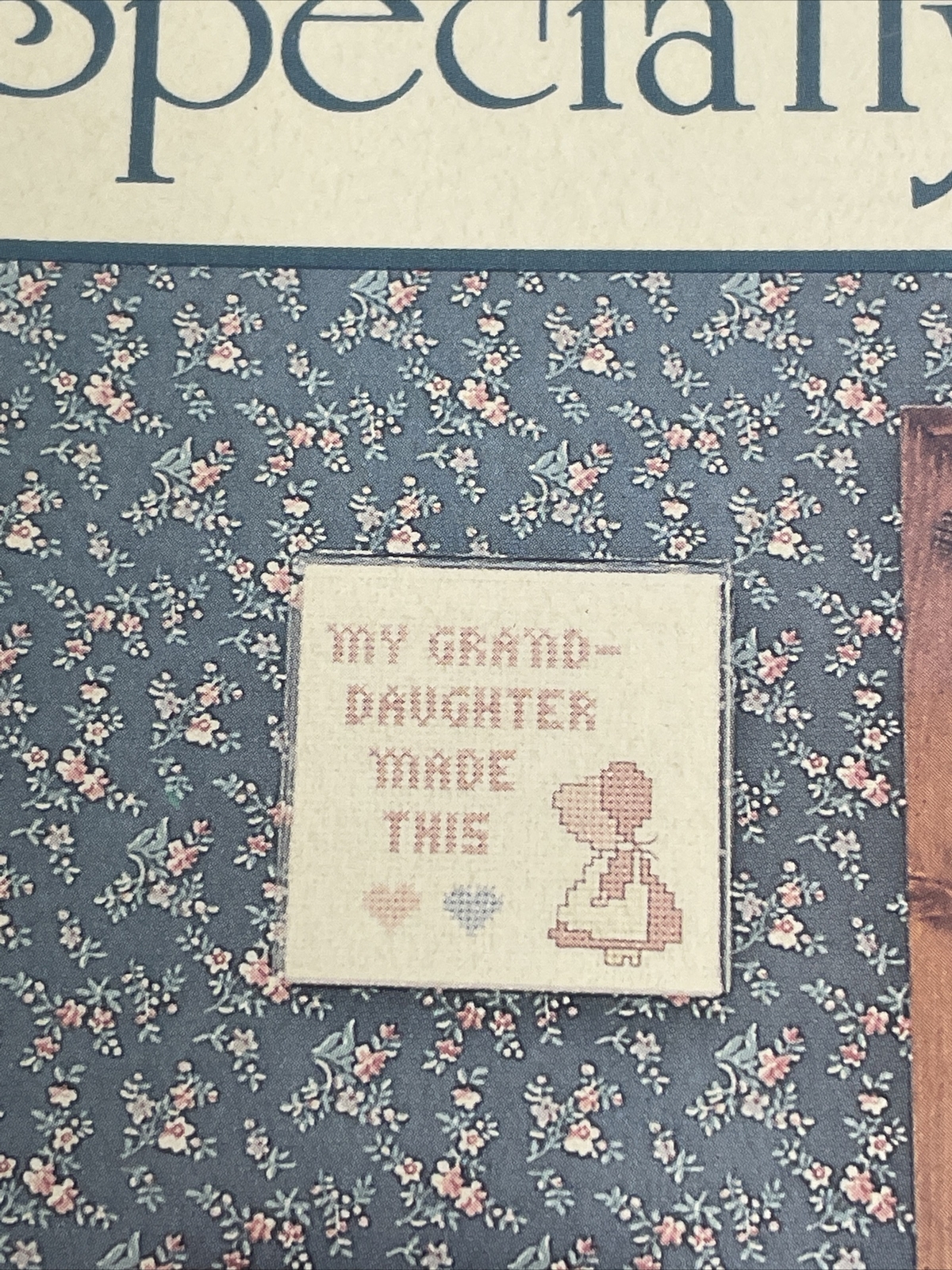 Cross Stitch Cupboard Specially For Grandma Cross Stitch Pattern