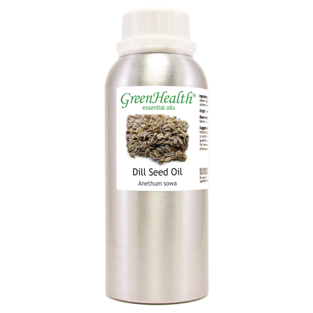 8 fl oz Dill Seed Essential Oil Pure Natural in Aluminum Bottle