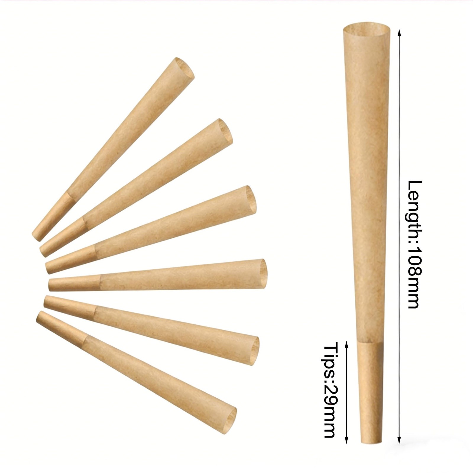 Cones Rolling Paper 108mm 200 Pack Preroll