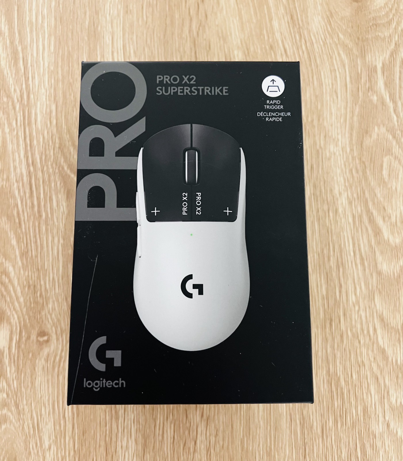 Logitech PRO X2 SUPERSTRIKE LIGHTSPEED Wireless Gaming Mouse NEW