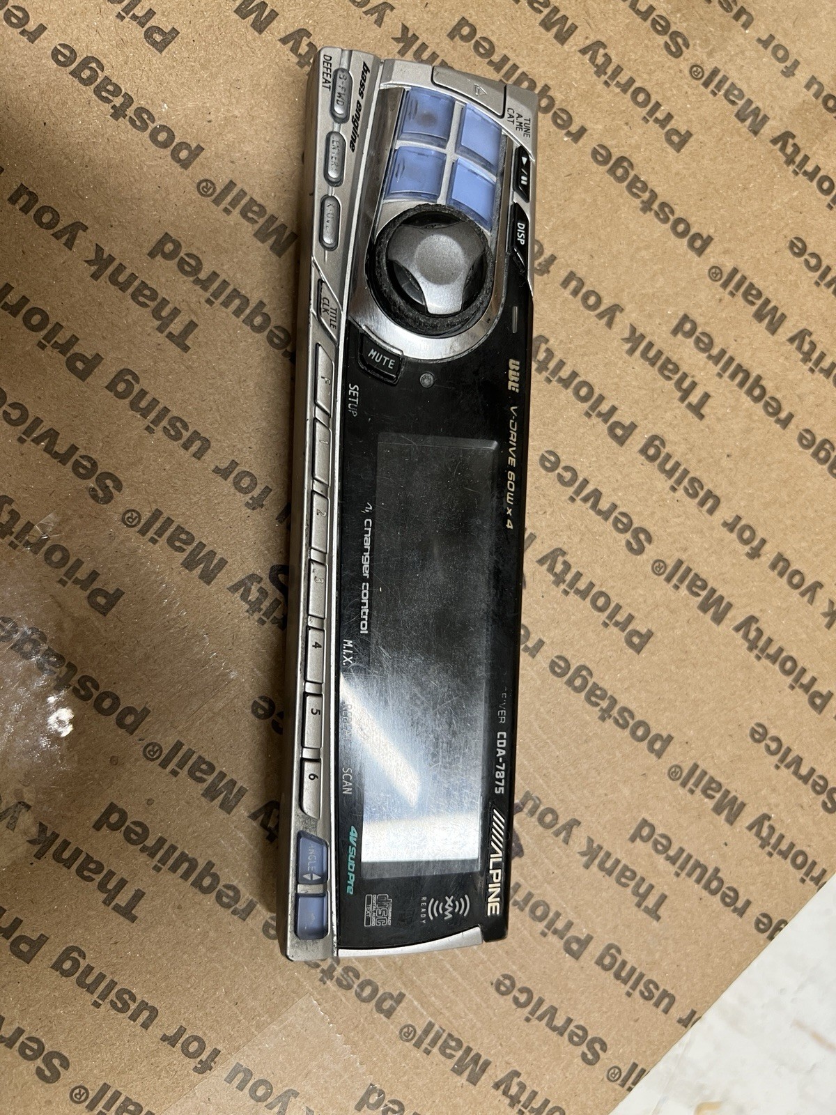 Alpine Cda-7875 Cd Receiver Faceplate Only