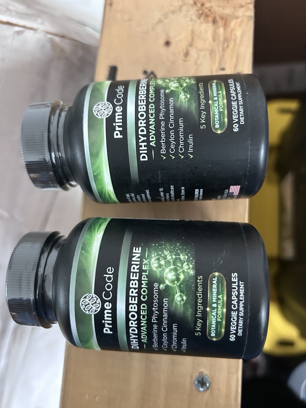 Prime Code Dihydroberberine Advanced Complex 60 Caps Ceylon (2-pack) Exp 03/2028