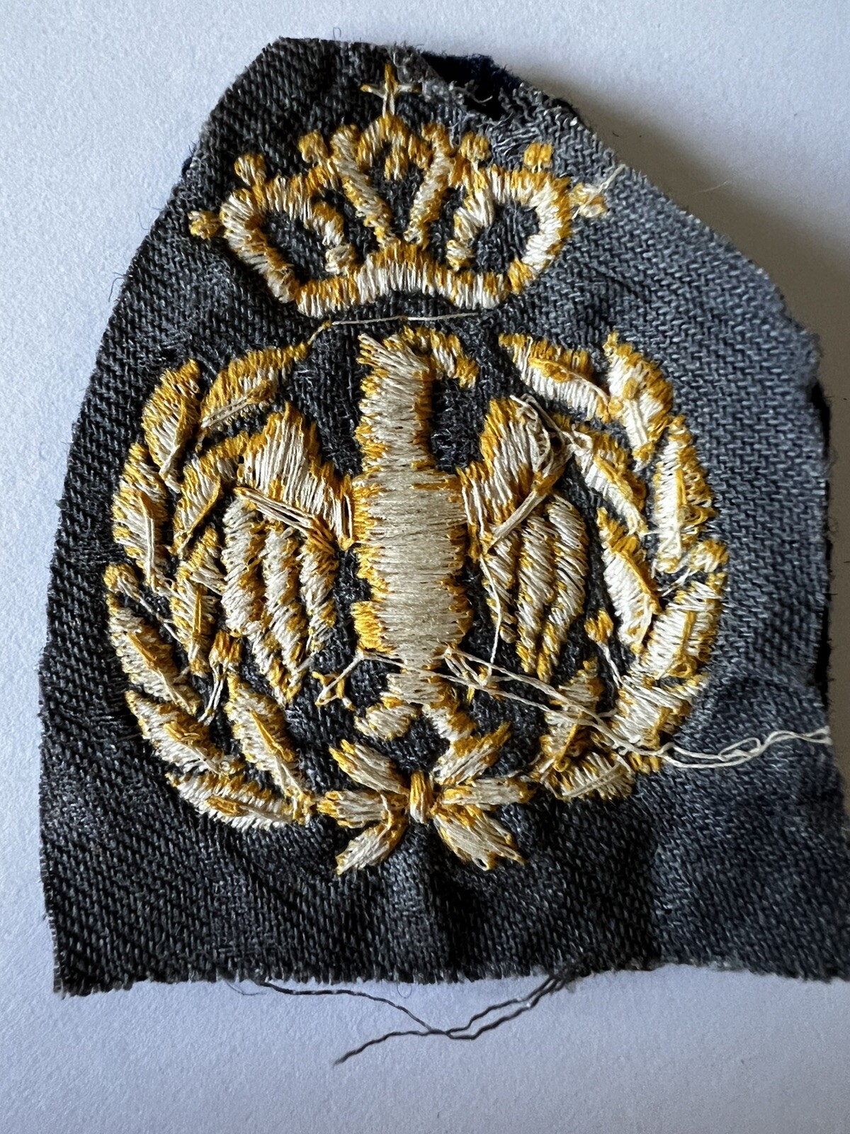 Vintage Original WW2 Italian AIR Force Cap Badge