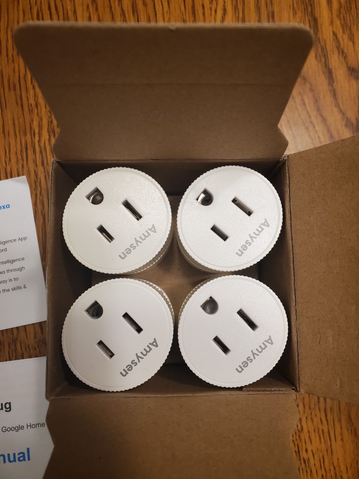 SMART PLUG FOUR PACK (4)  10A Wi‑Fi App-Controlled, Works w/ ALEXA / GOOGLE