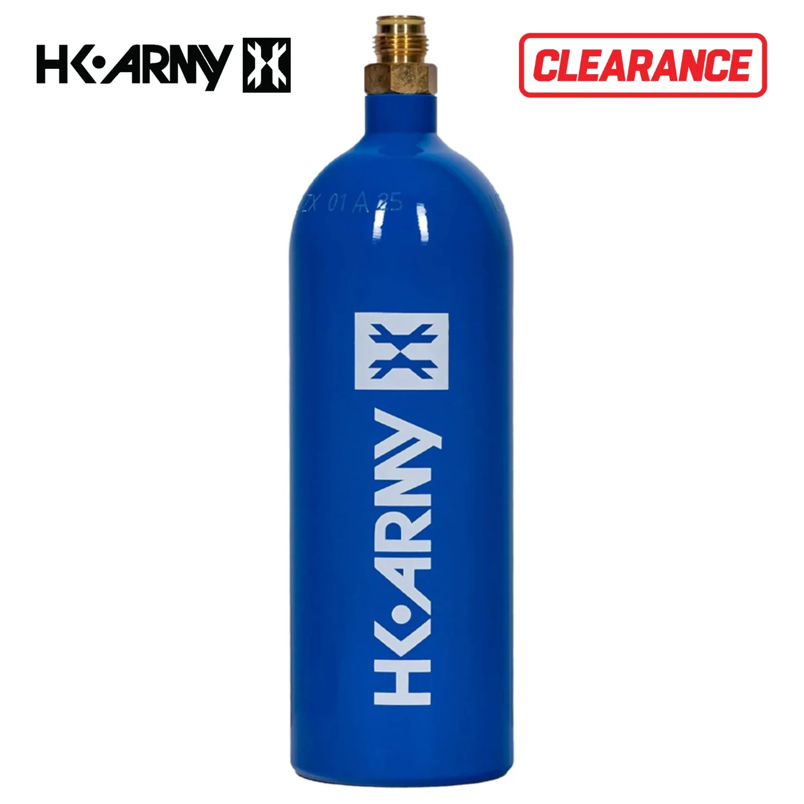 CLEARANCE HK Army 20oz CO2 Paintball Tank Blue - 2025 Hydro