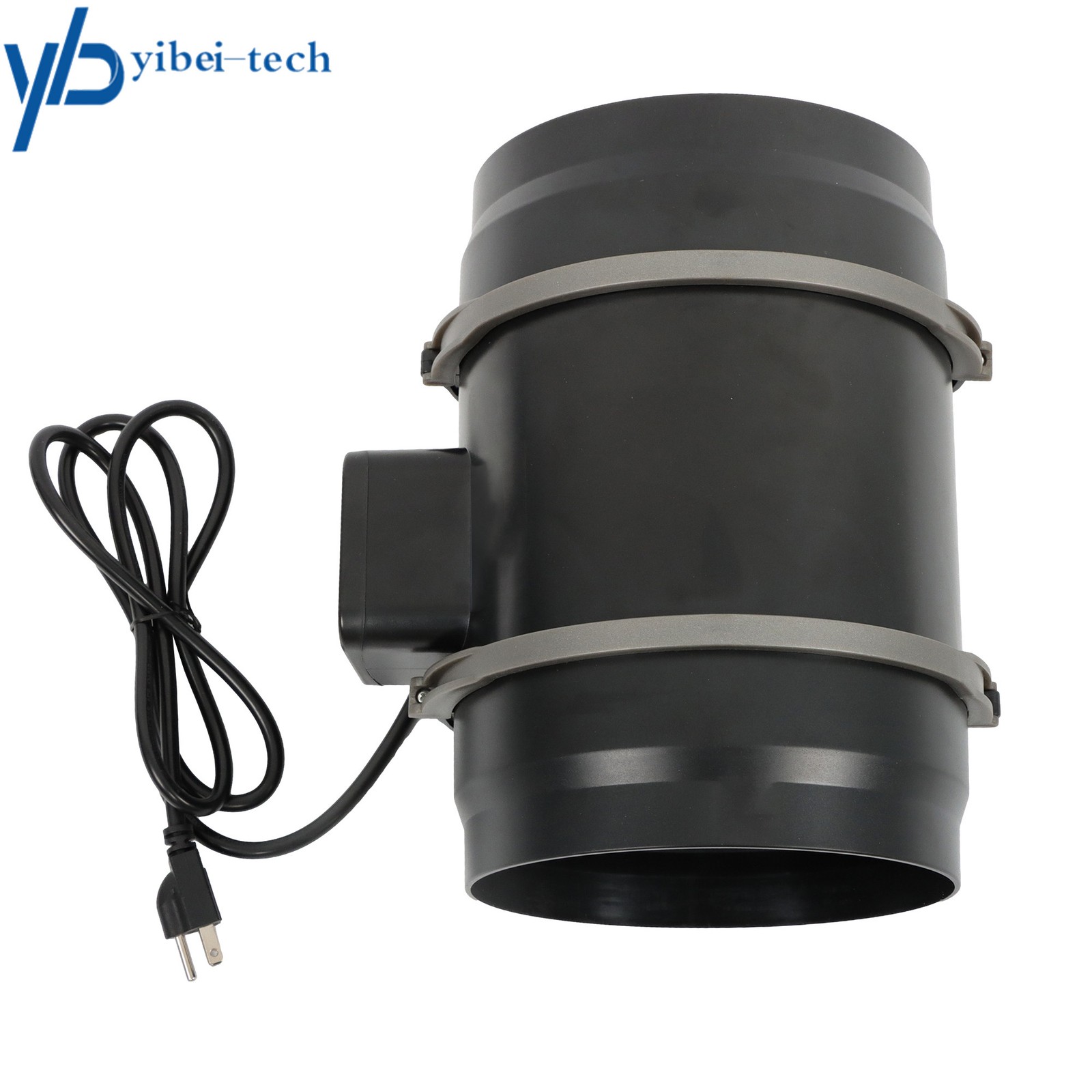 Inline Duct Fan, 8" 807 CFM with Temperature Humidity Controller EC-Motor