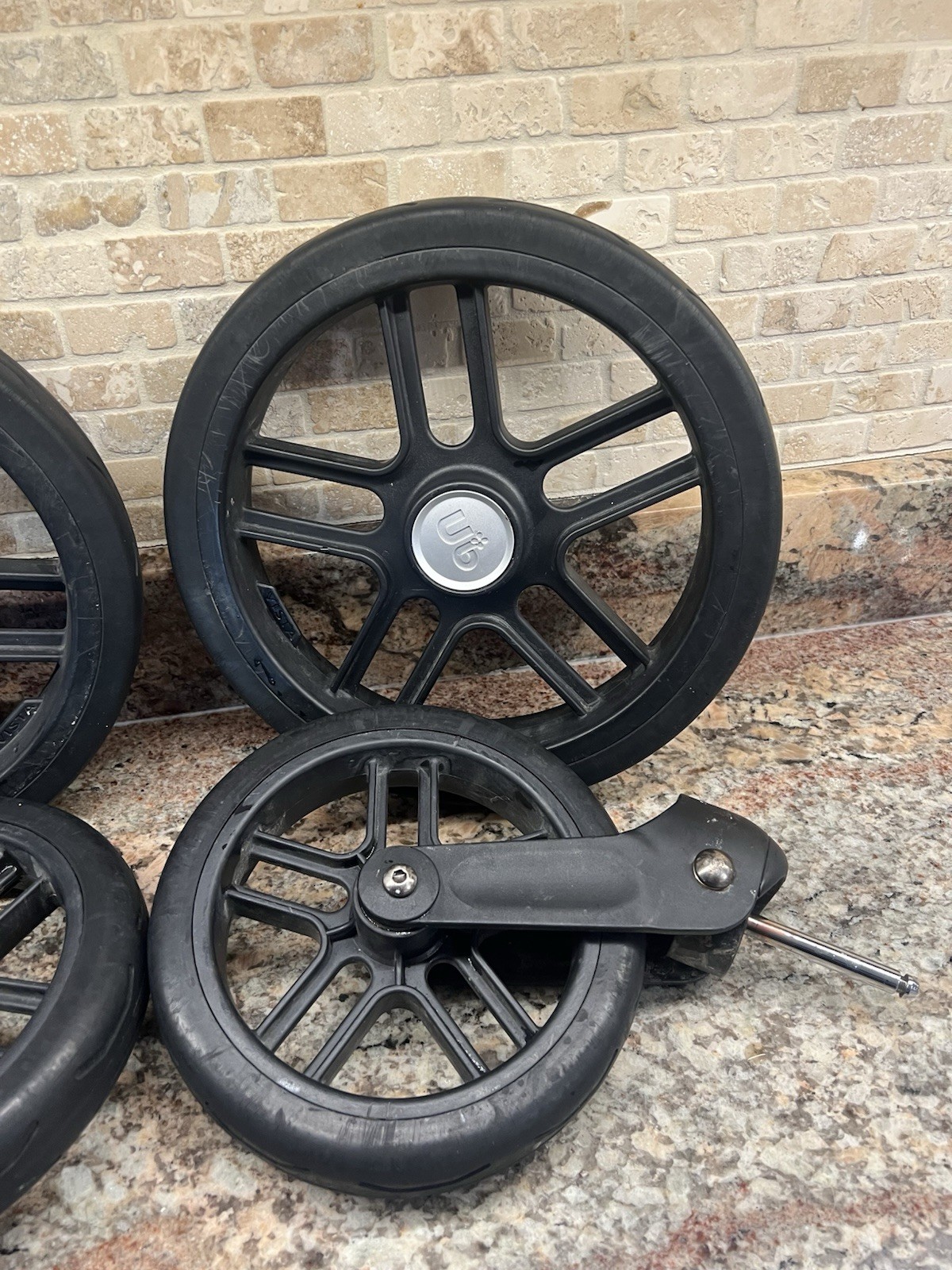 Uppababy Vista Stroller Wheel Replacements, Set of 4 OEM Genuine