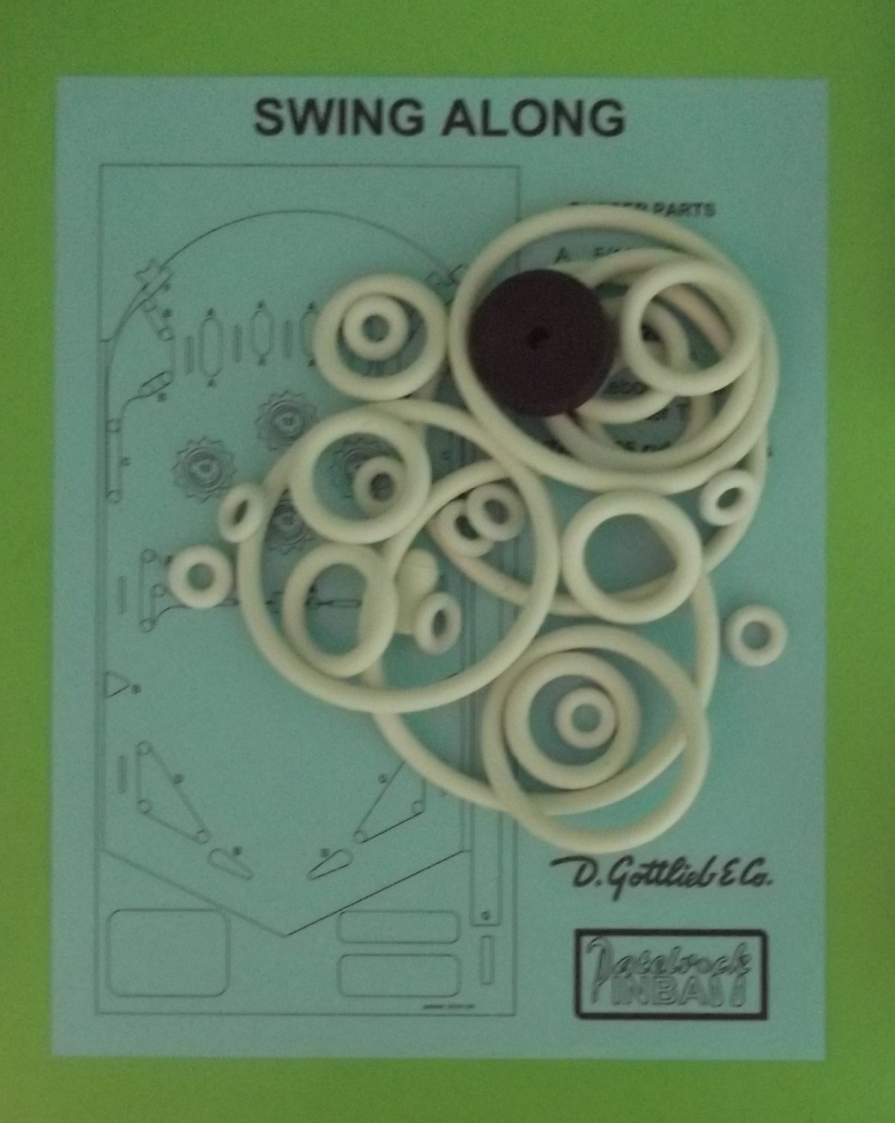 1963 Gottlieb Swing Along Pinball Machine Rubber Ring Kit