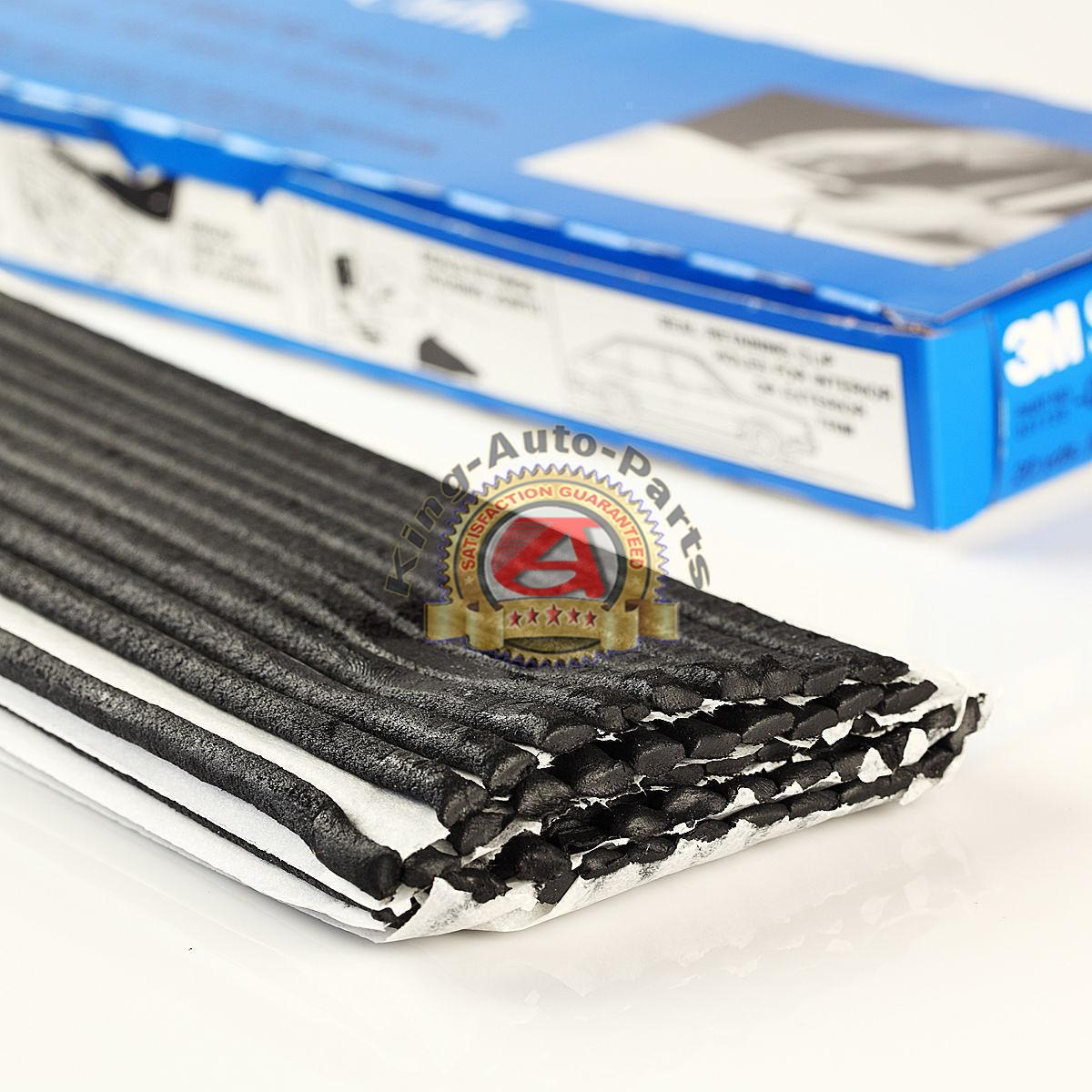 3M 8578 Black Strip Calk (60 FT) 1 Foot Lengths 08578 Free Shipping New