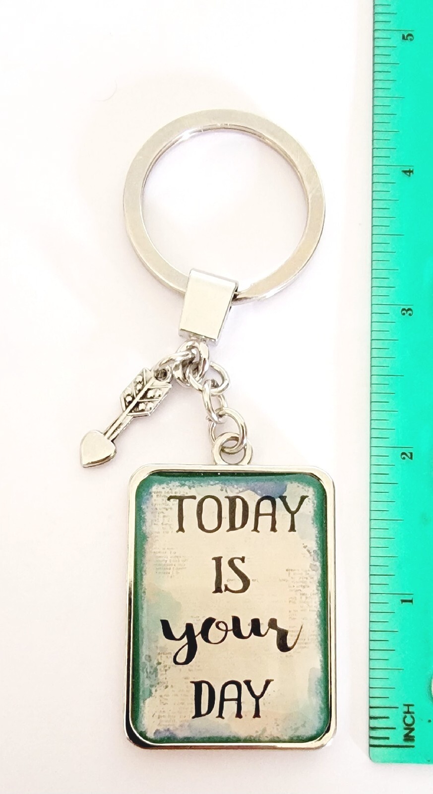 Today is Your Day Keychain Birthday Wedding Graduation Great Life Theme Keyring