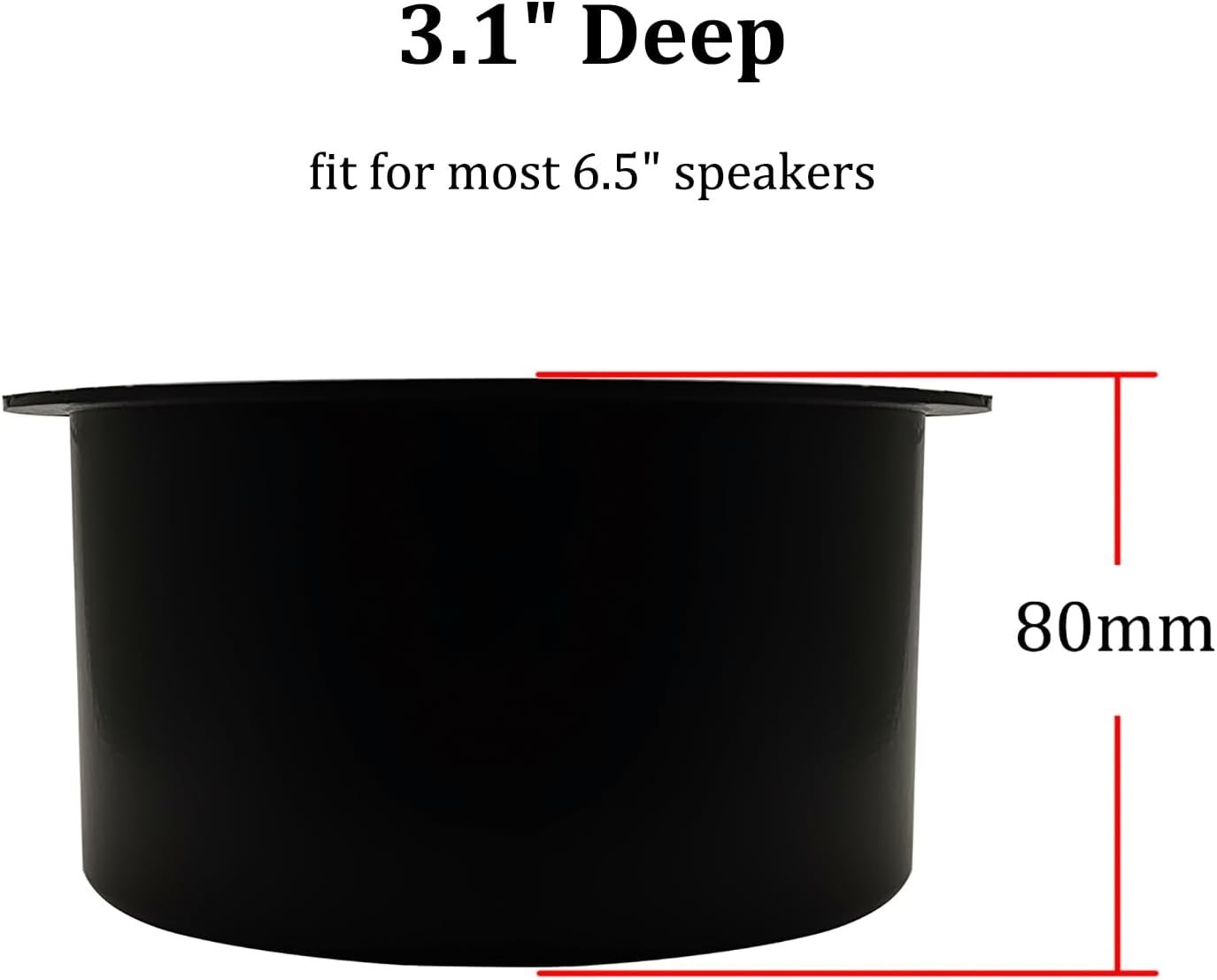 6.5" Speaker Baffle, Suitable for DIY Bookshelf Speaker Home Audio Systems or Ca