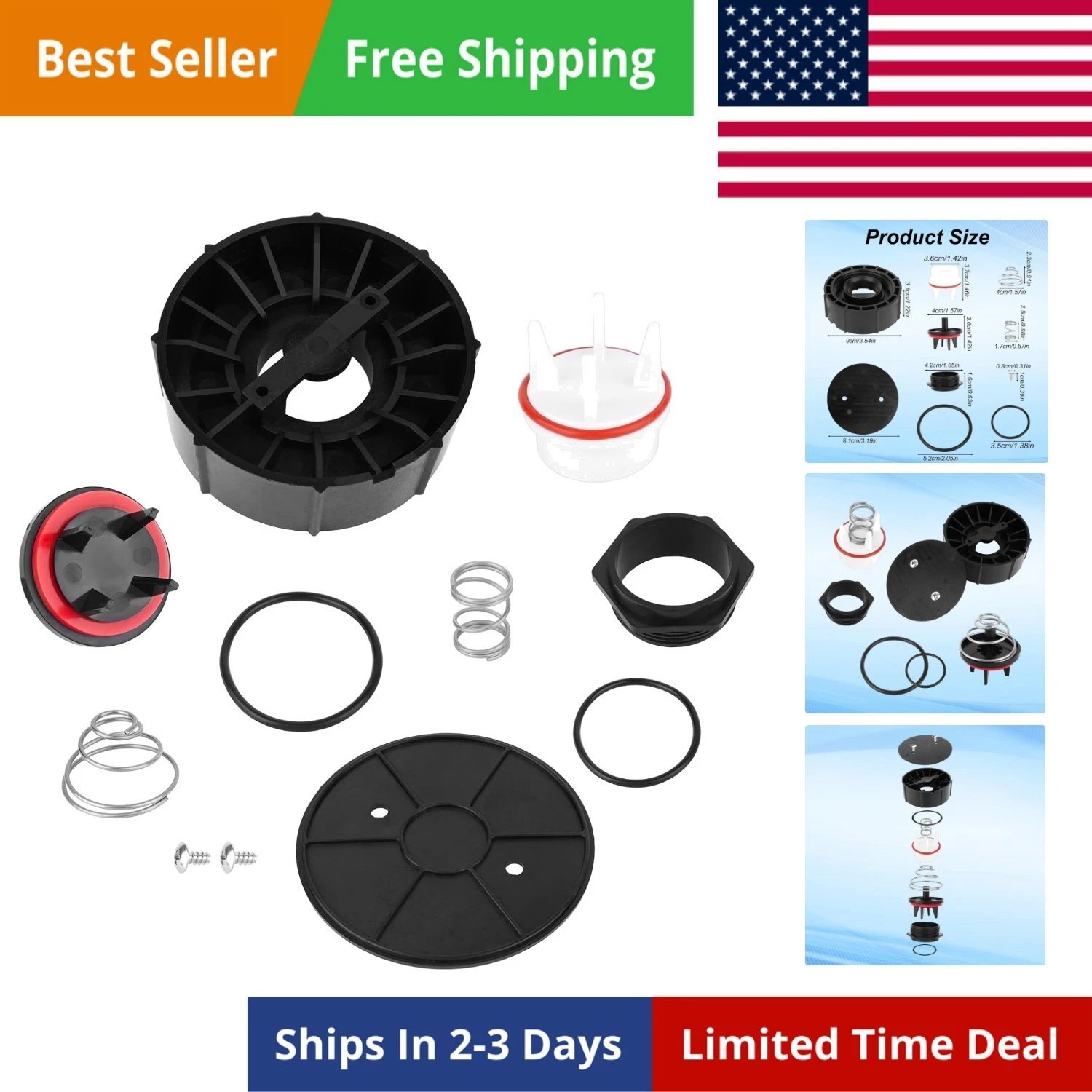 Replace for RK 800M4-T and 0887728, Replacement Total Backflow Preventer Repa...