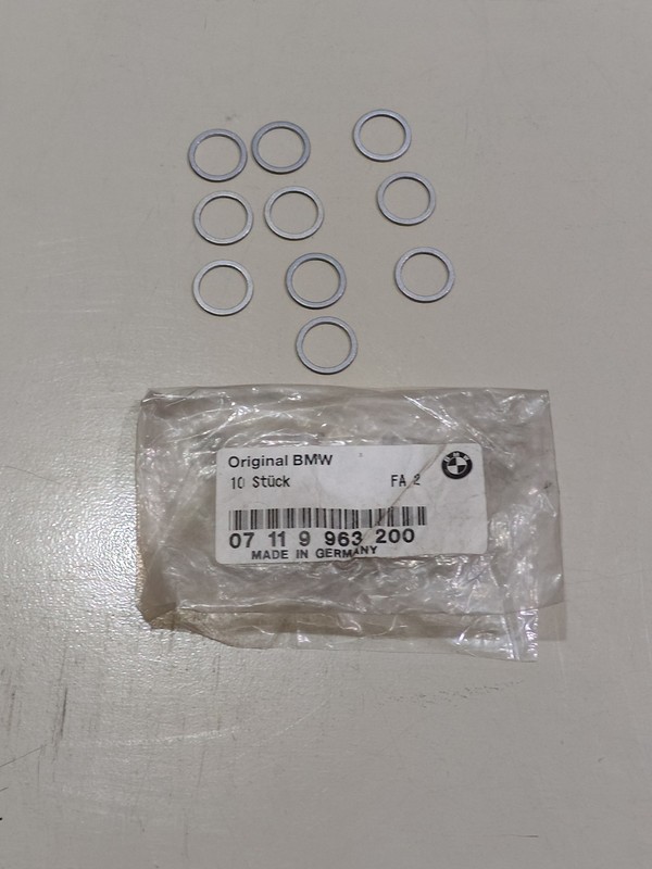 Set X 10  BMW 07119963200 Gasket ring