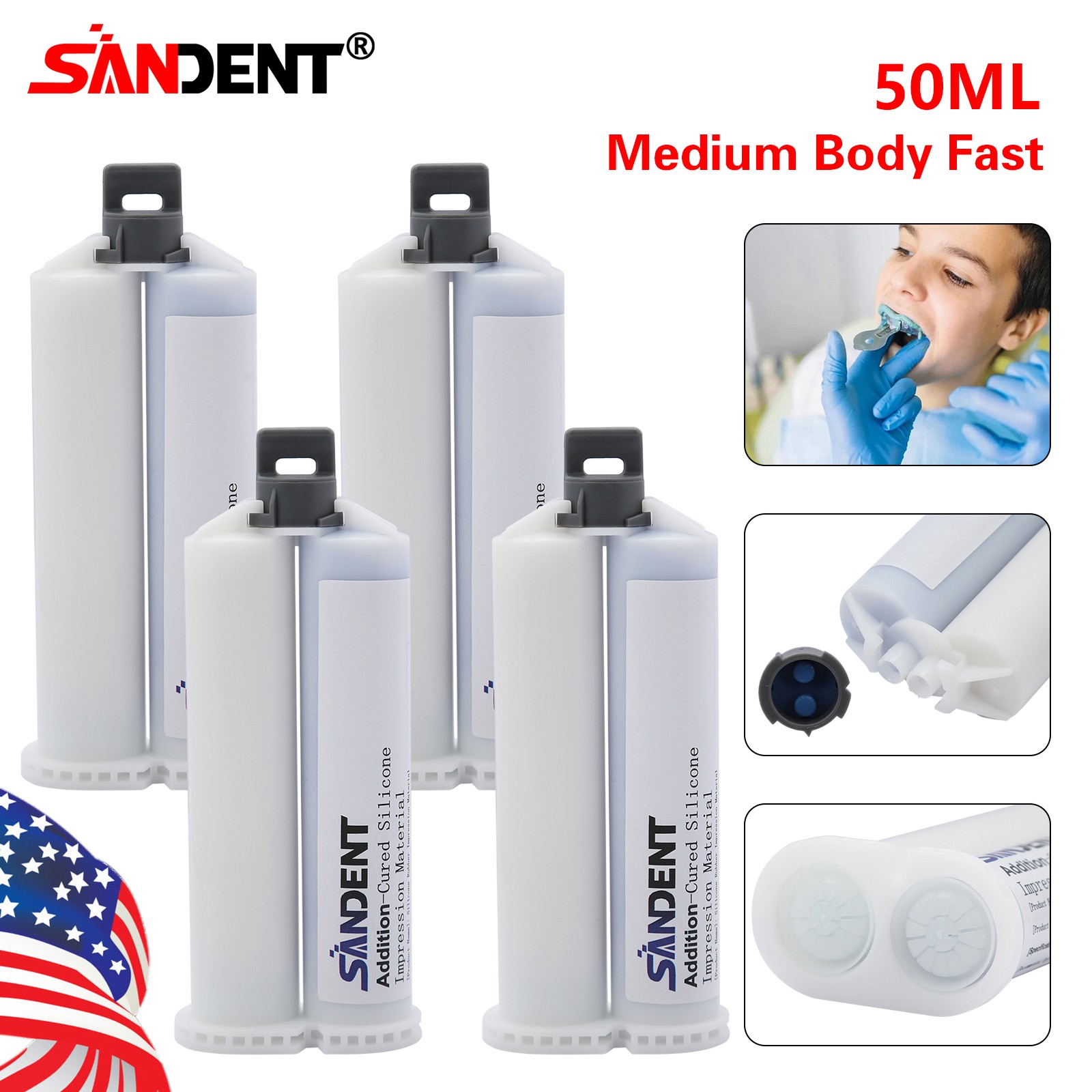 Dental VPS Material Impression (Fast Set) VPS PVS Medium Body