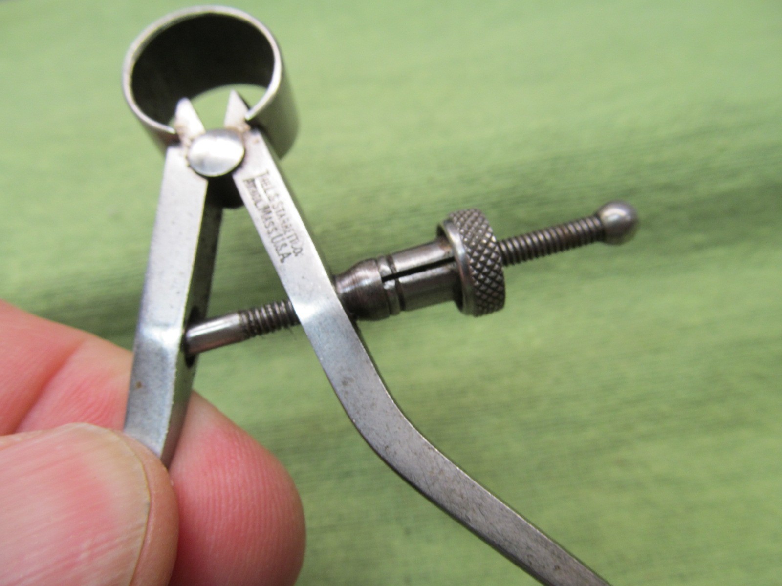 L.S. Starrett 3" Fey Style Outside Caliper No. 75 w/Quick Adjusting Spring Nut