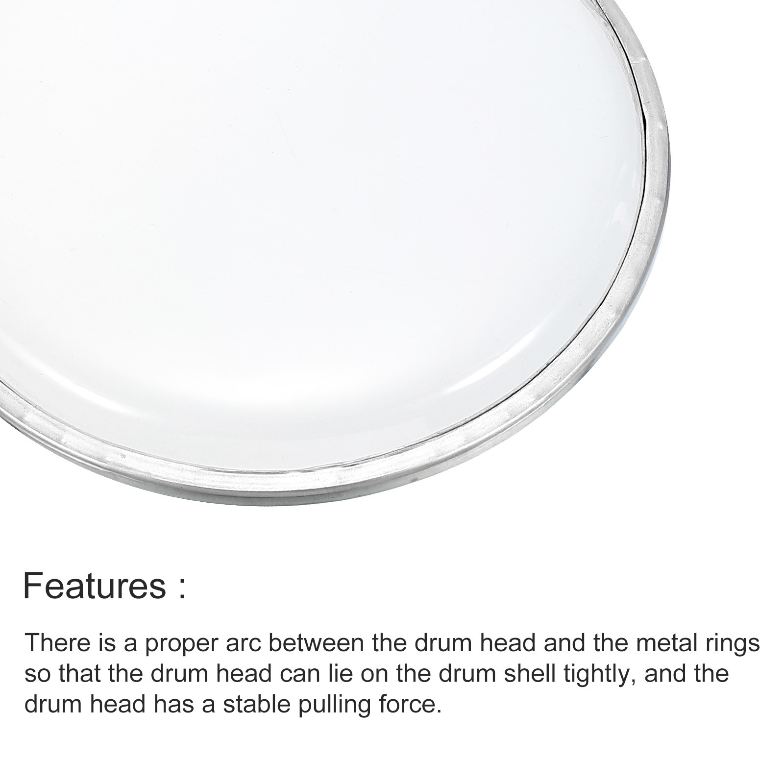 8 Inch Drum Head Drum Skin Drum Player Gift Transparent 2pcs