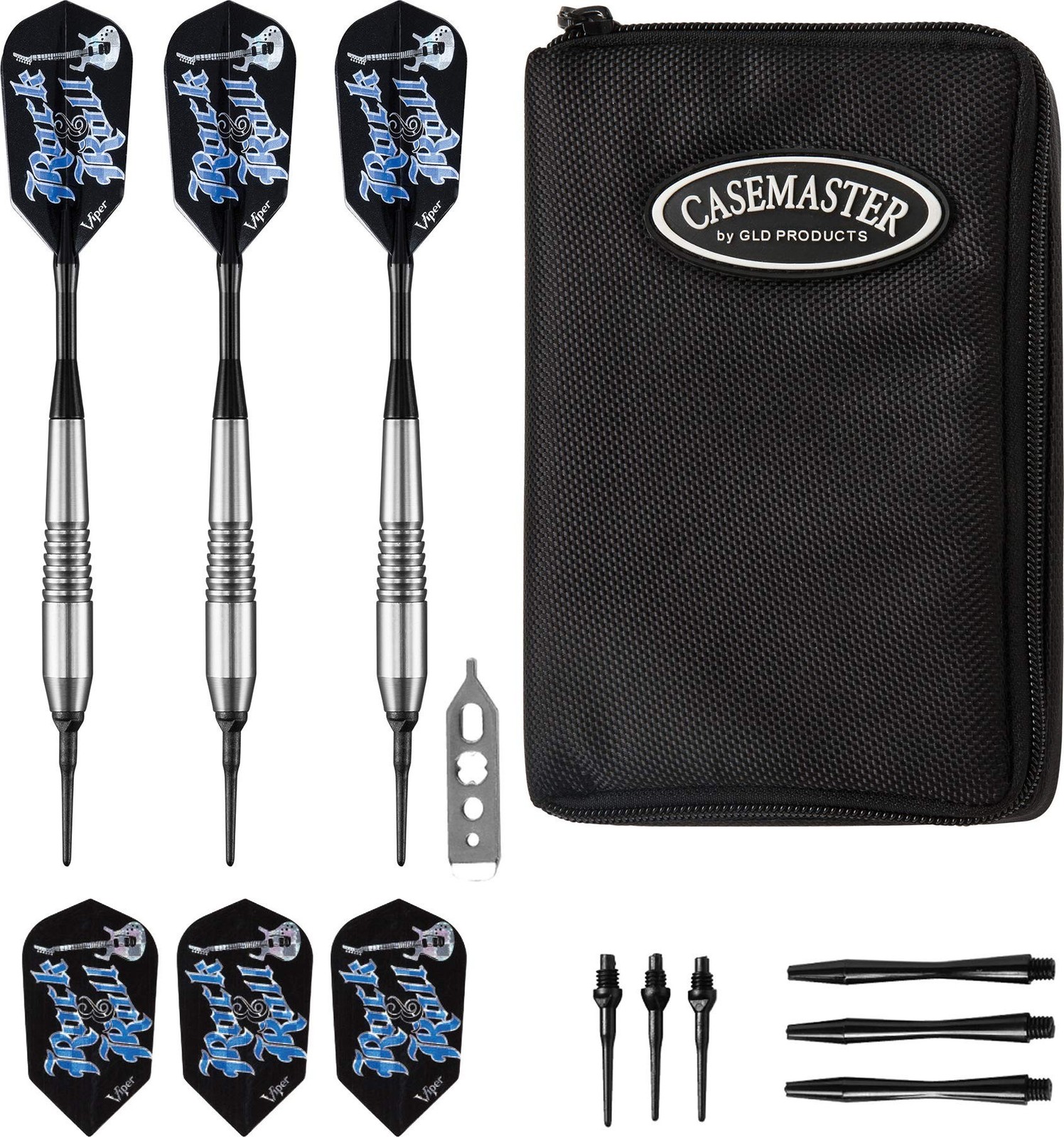 Viper Rock & Roll Soft Tip Darts & Casemaster 20-9011