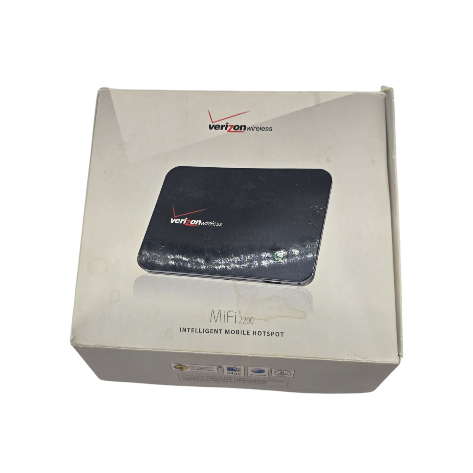 Verizon Wireless MIFI 2200 Mobile Hotspot Device AC Charger Tested W/Manuals