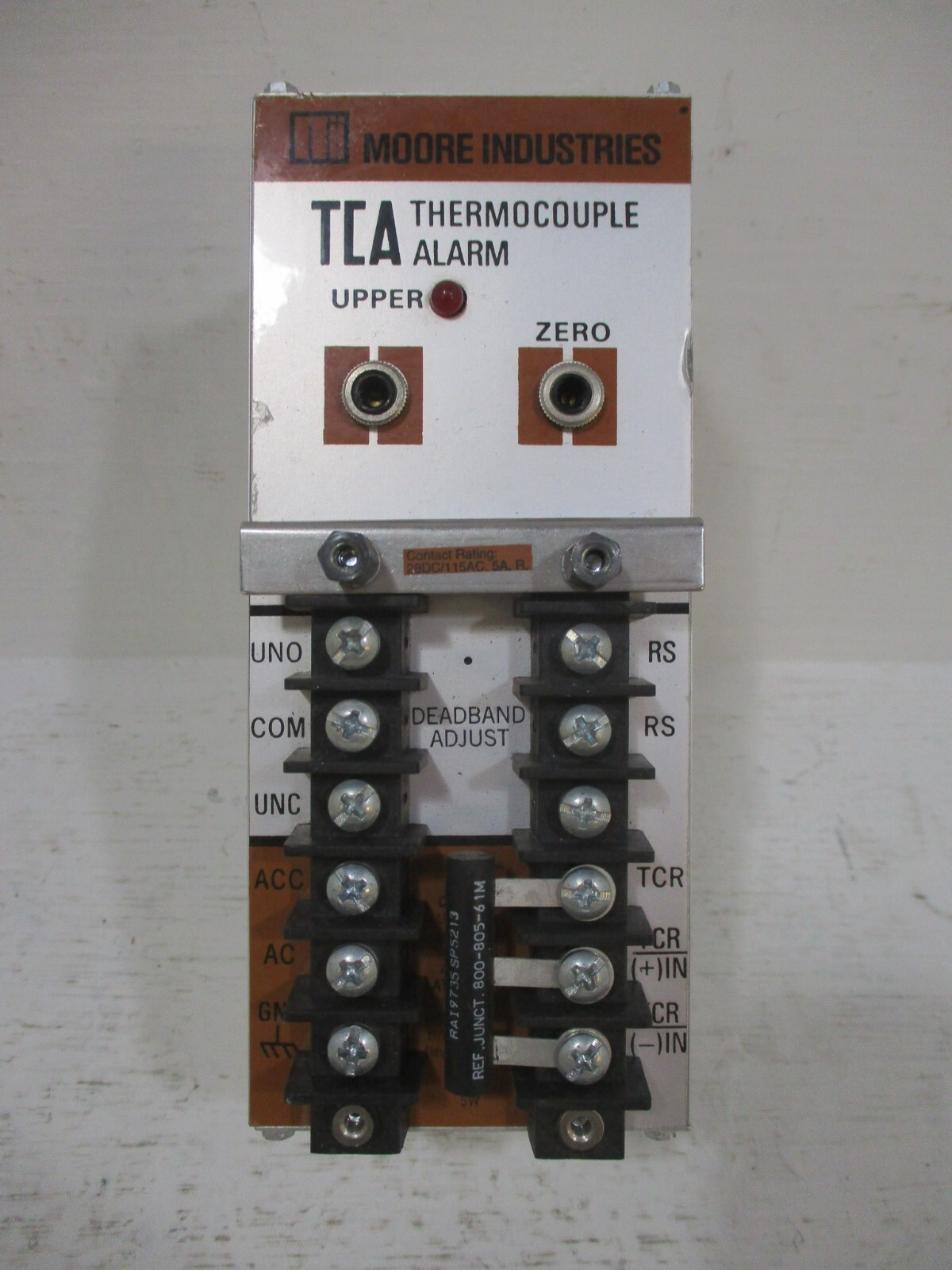 Moore Industries TCA Thermocouple Alarm Module Thermo