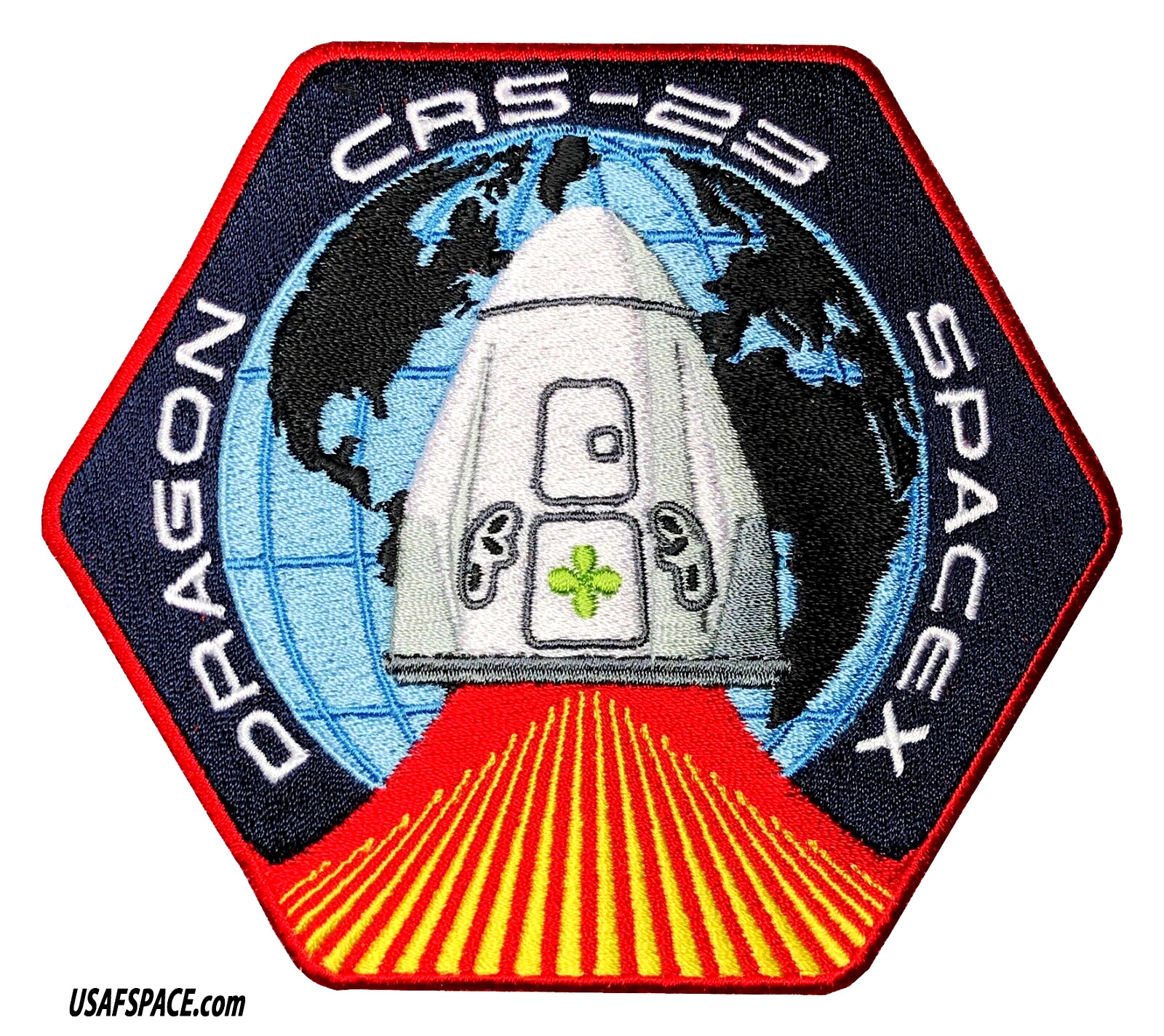 Authentic CRS-23-SPACEX FALCON-9 DRAGON-NASA ISS RESUPLY Mission PATCH