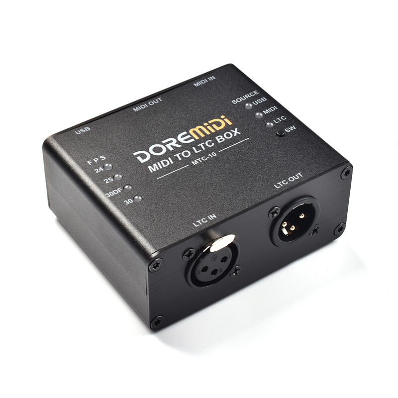 MIDI To LTC Box (MTC-10) Is A MIDI Time Code and SMPTE LTC Time Code Conversion