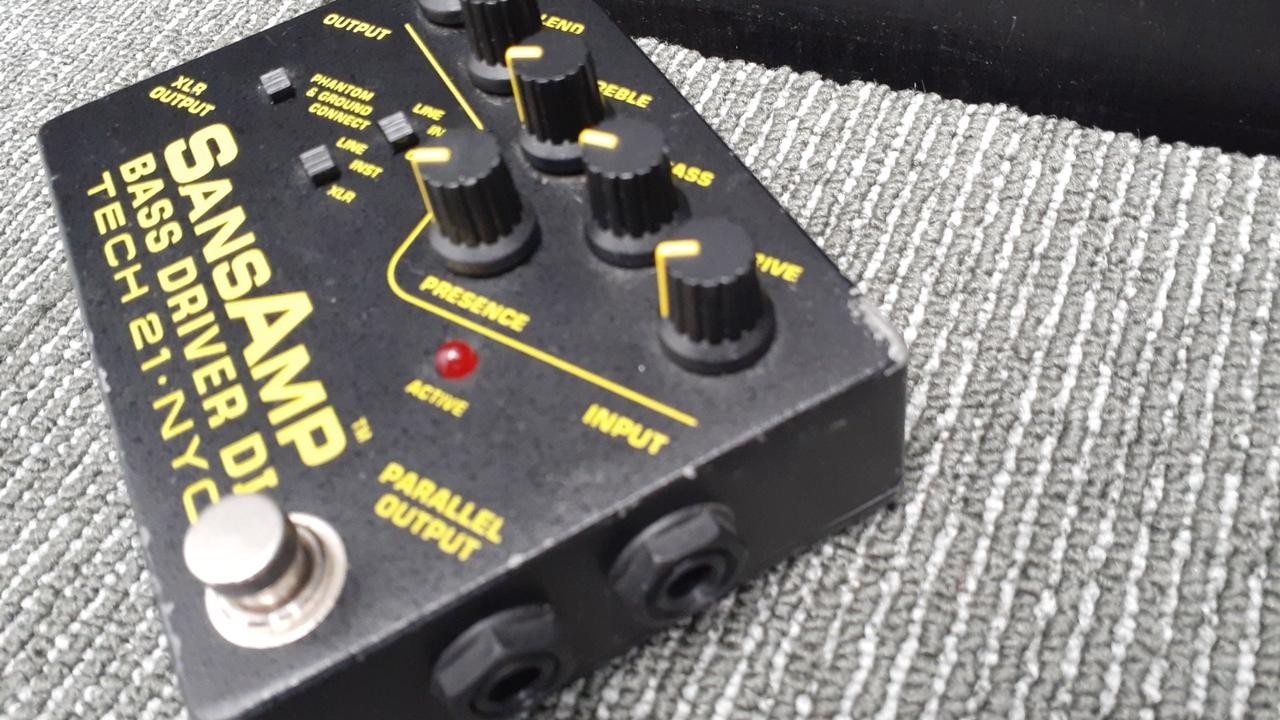 TECH21 Effect Pedal SANSAMP BASS DRIVER D1