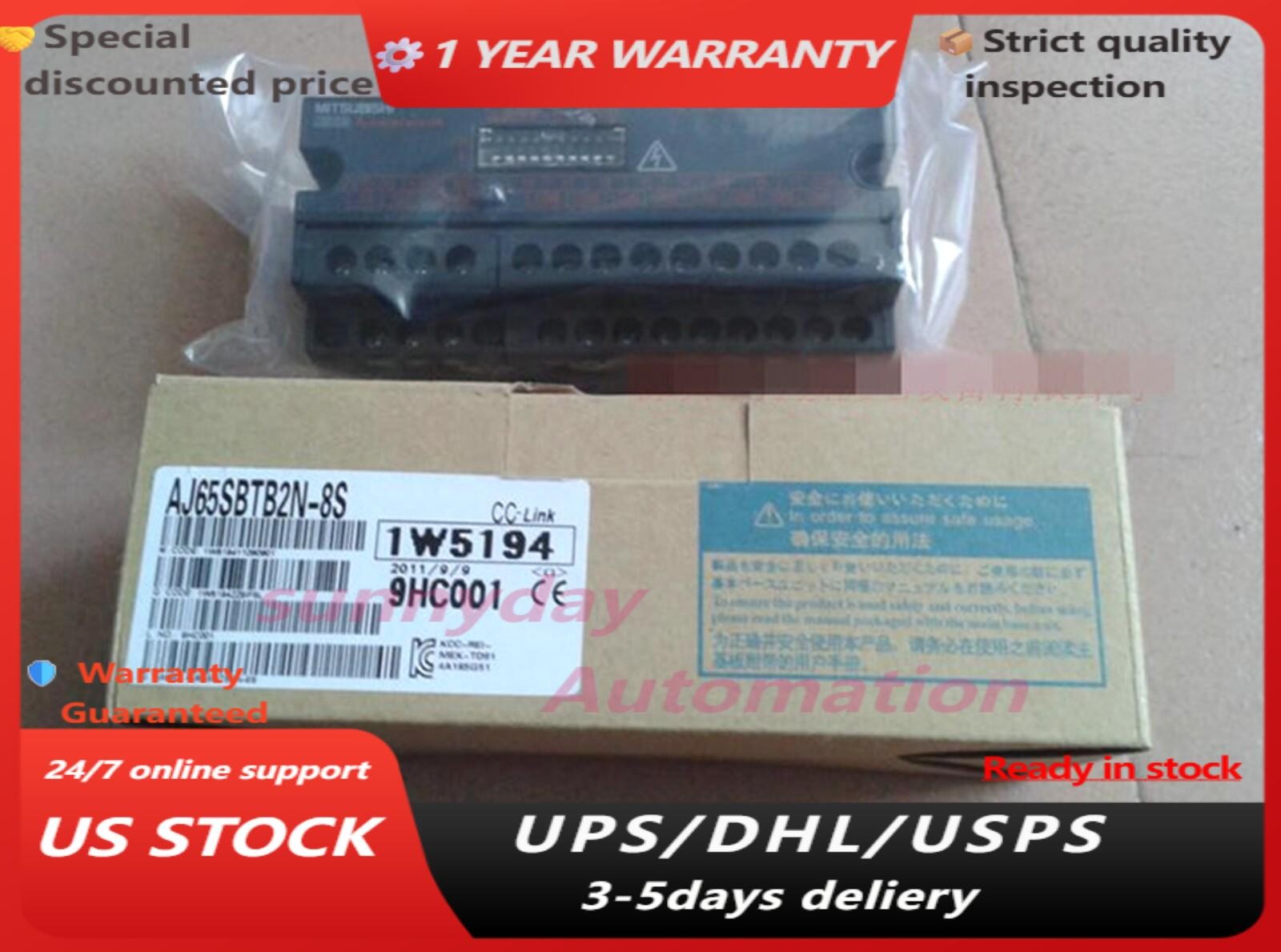 NEW MITSUBISHI AJ65SBTB2N-8S CC-Link System Small Type Remote I/O Module