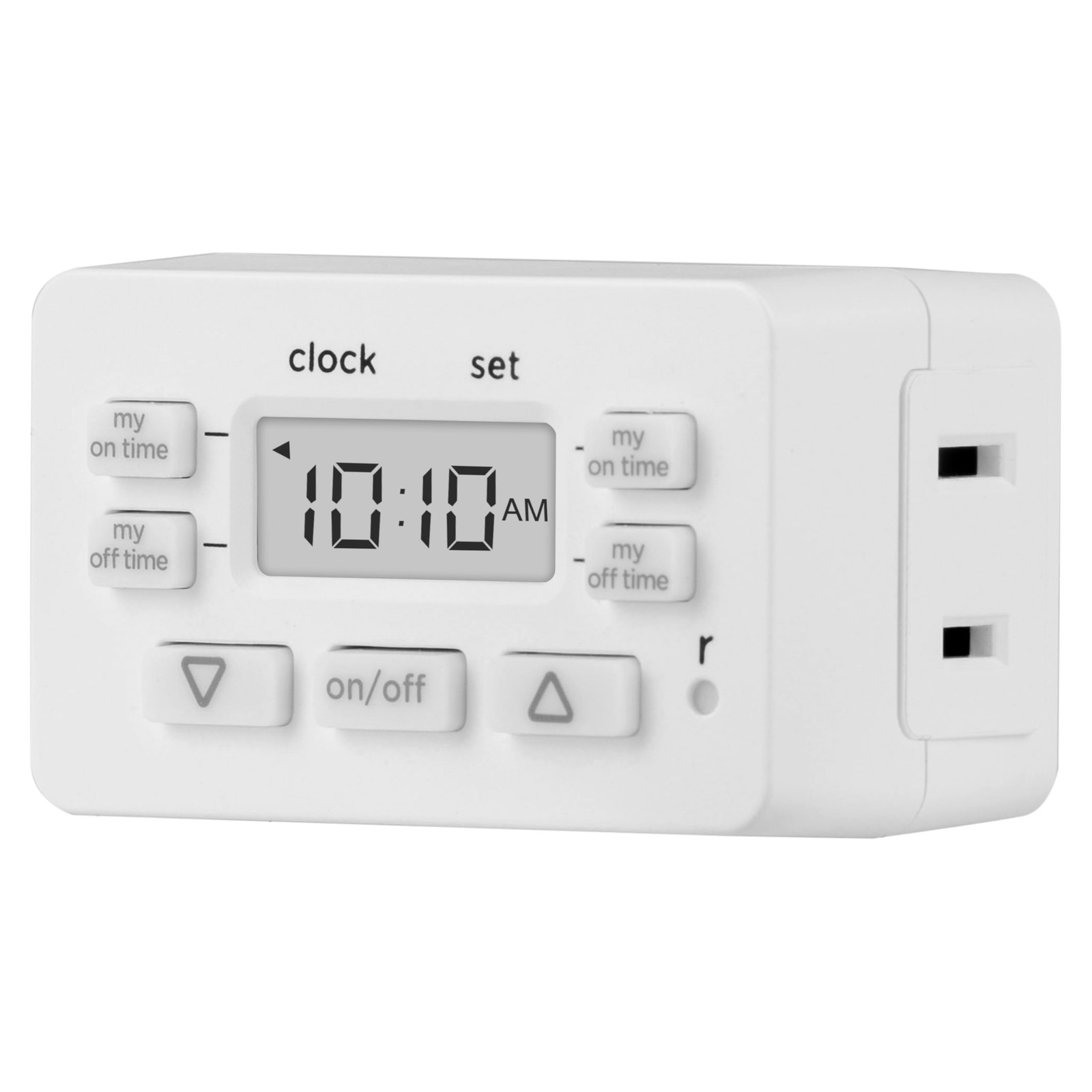 Jasco myTouchSmart Simple Set Indoor Plug-in Digital Timer, 36253