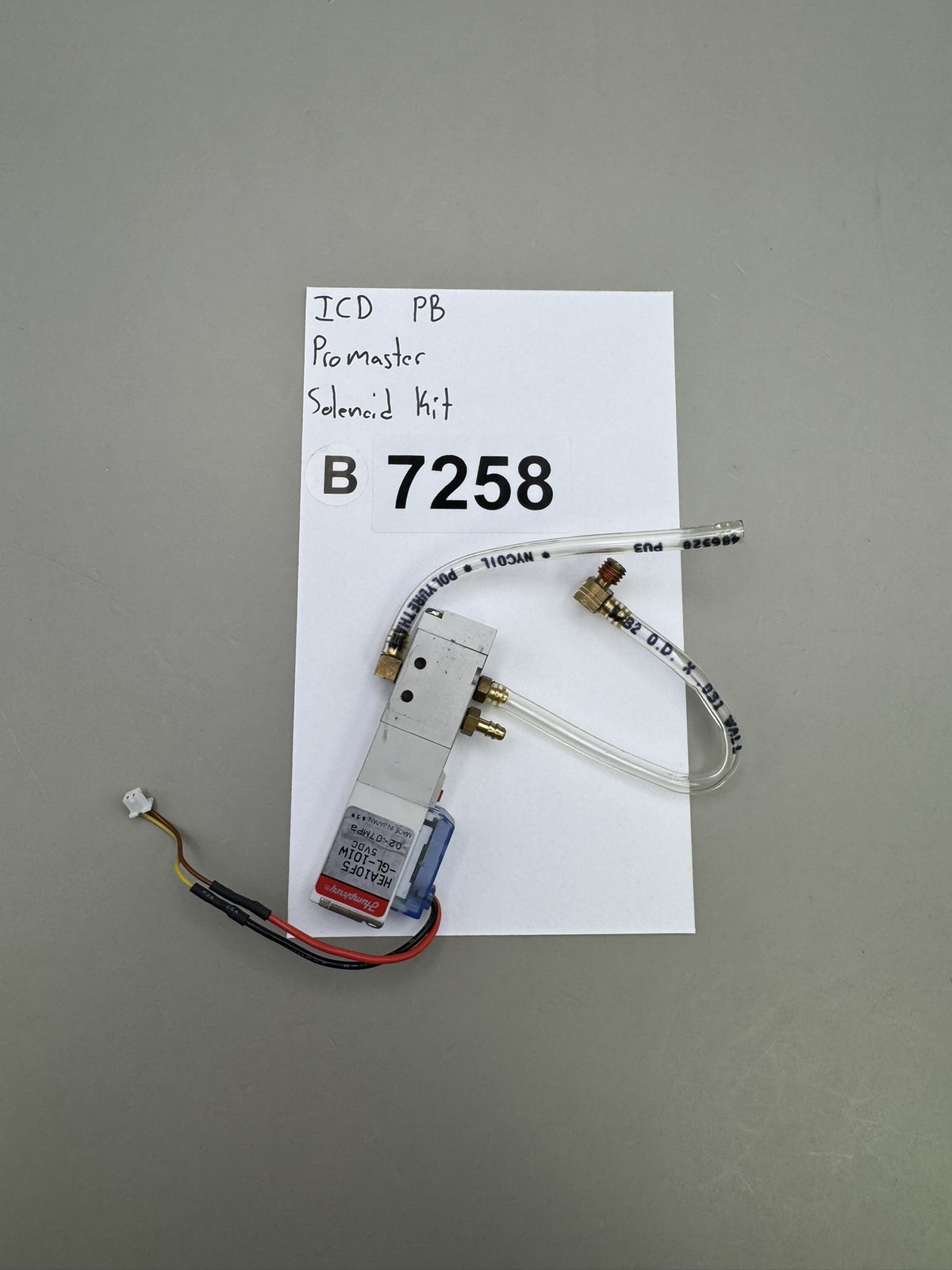 ICD Promaster Solenoid Kit White