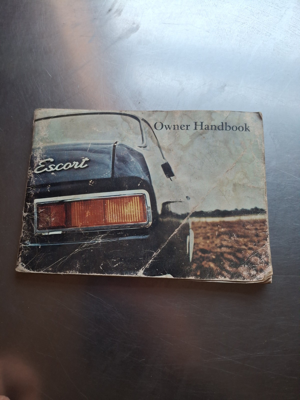 Old Vintage Ford Escort Mk 1 Owners Handbook barn find