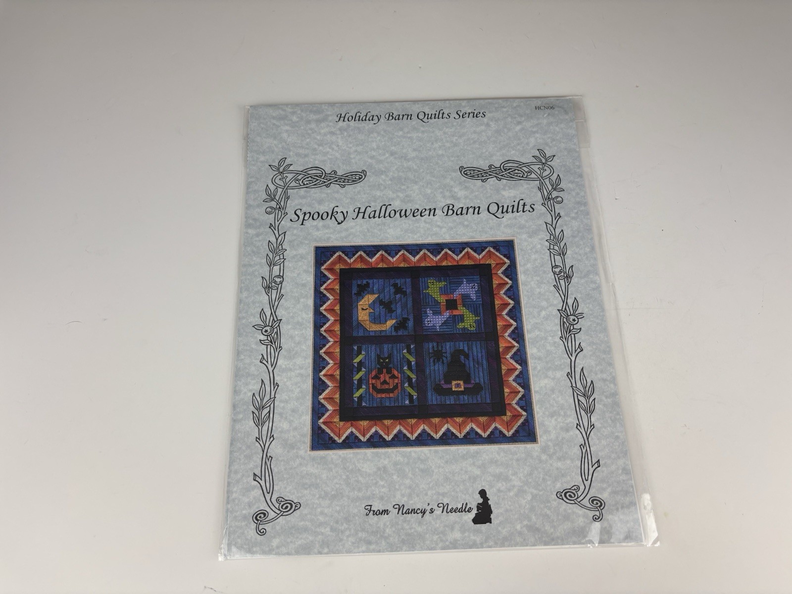 From Nancy’s Needle Spooky Halloween Barn Quilts Needlepoint Pattern 1S