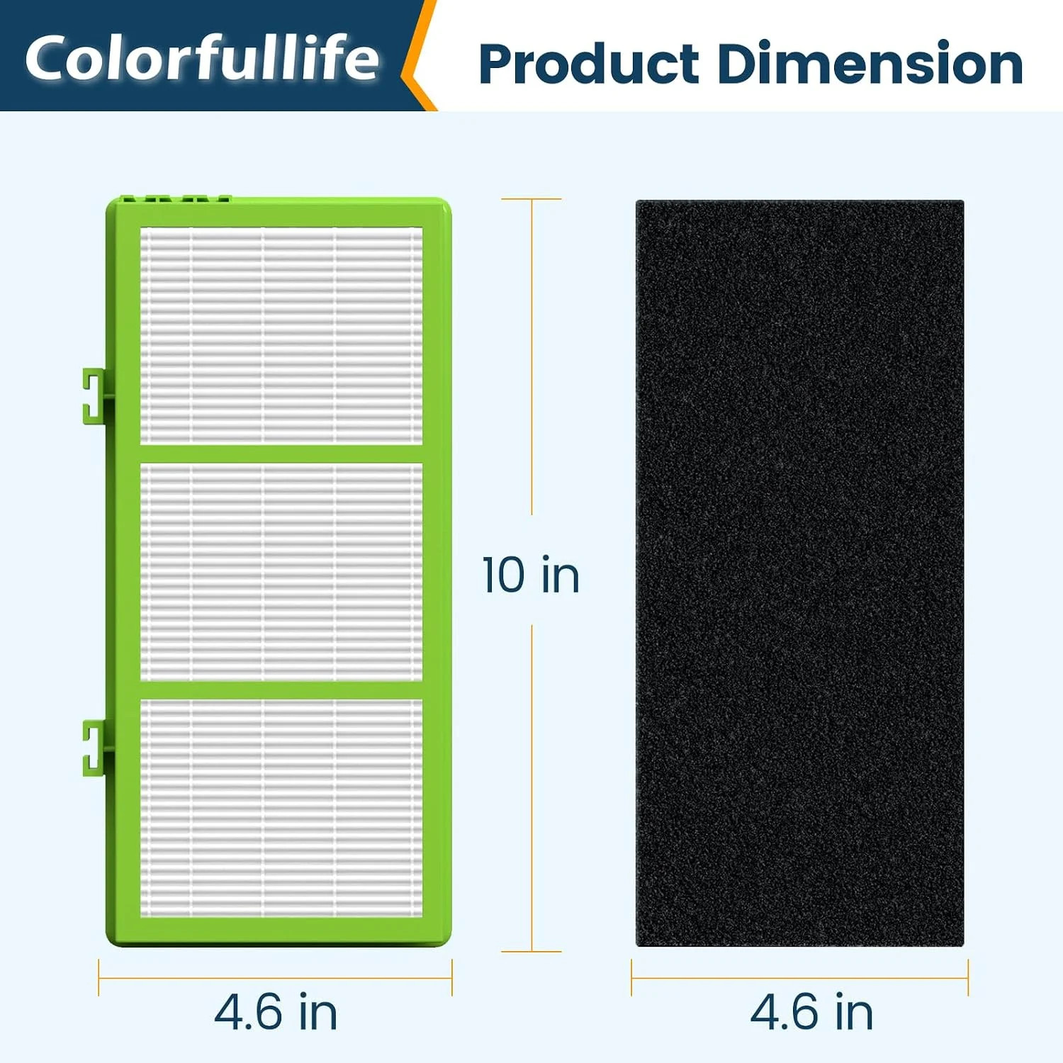 4 True HEPA + 8 Pre-Filter Aer1 Filter Replacement Compatible With