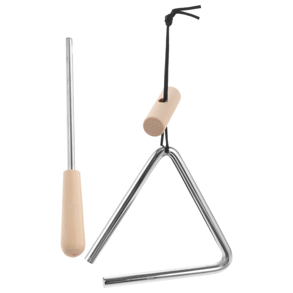 1 Set Multi Color Iron Triangle Music Instrument for Kids Sound Development