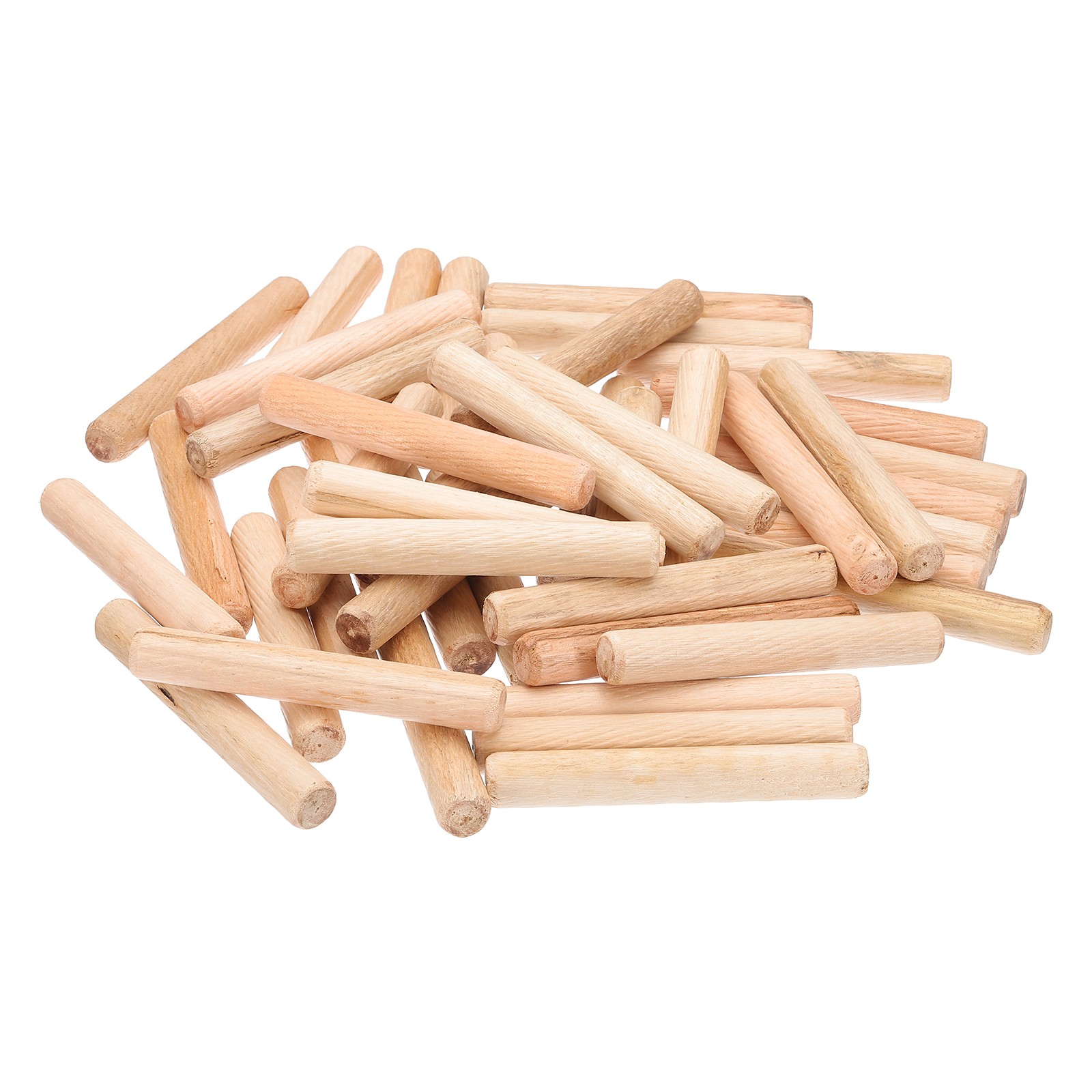 1/2 Wooden Dowel Pins, 144 Pcs M12x80mm Wood Dowel Pins Hardwood Pegs
