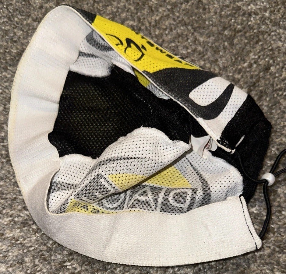 Pace Sportswear Cycling Hat Cap Adjustable Yellow Black OSFA