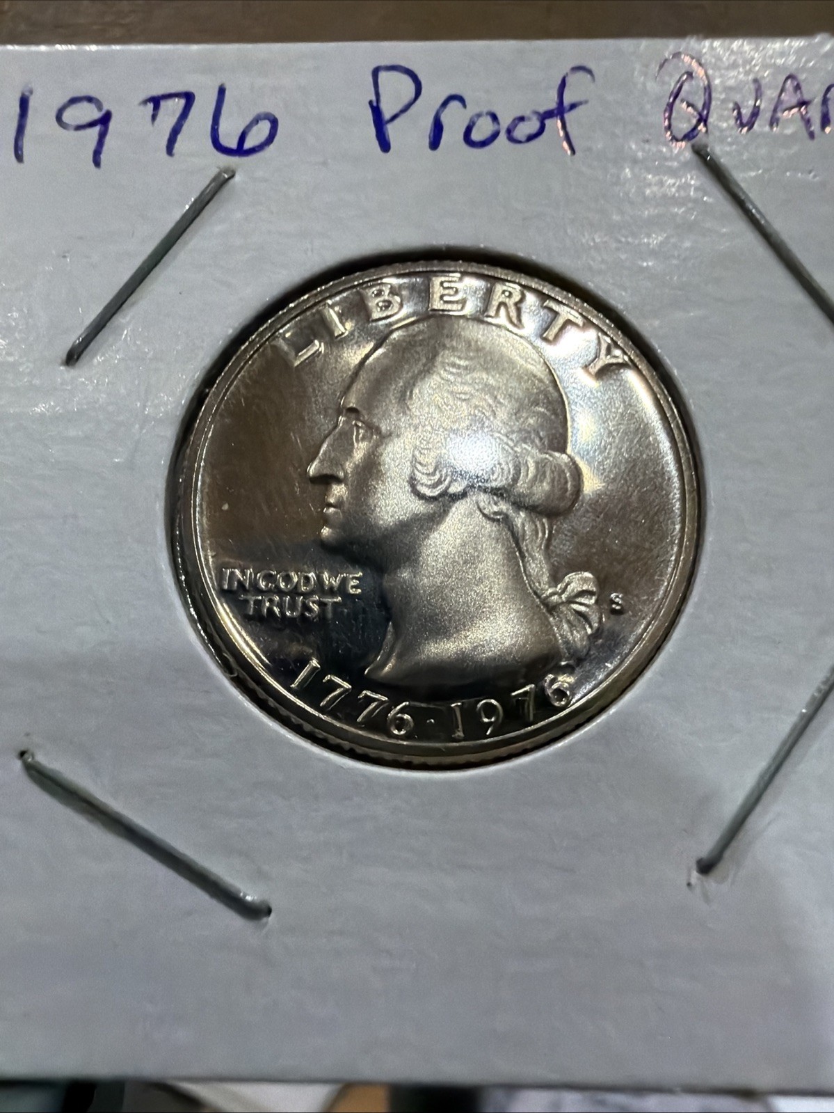 1976-S 25C Clad (Proof) Washington Quarter