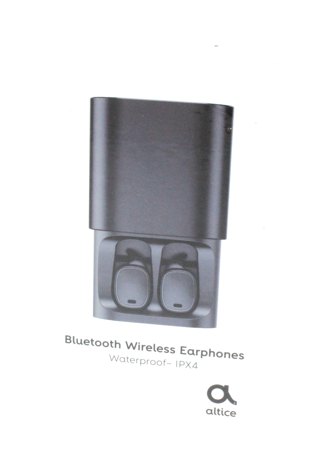 Altice Bluetooth Wireless Earphones Waterproof IPX4 Black Authentic