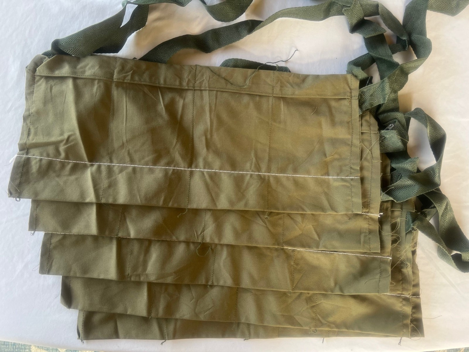 USGI Surplus .223 5.56, 10 quantity Bandoliers, cloth, 4 pocket, hold ammo low $