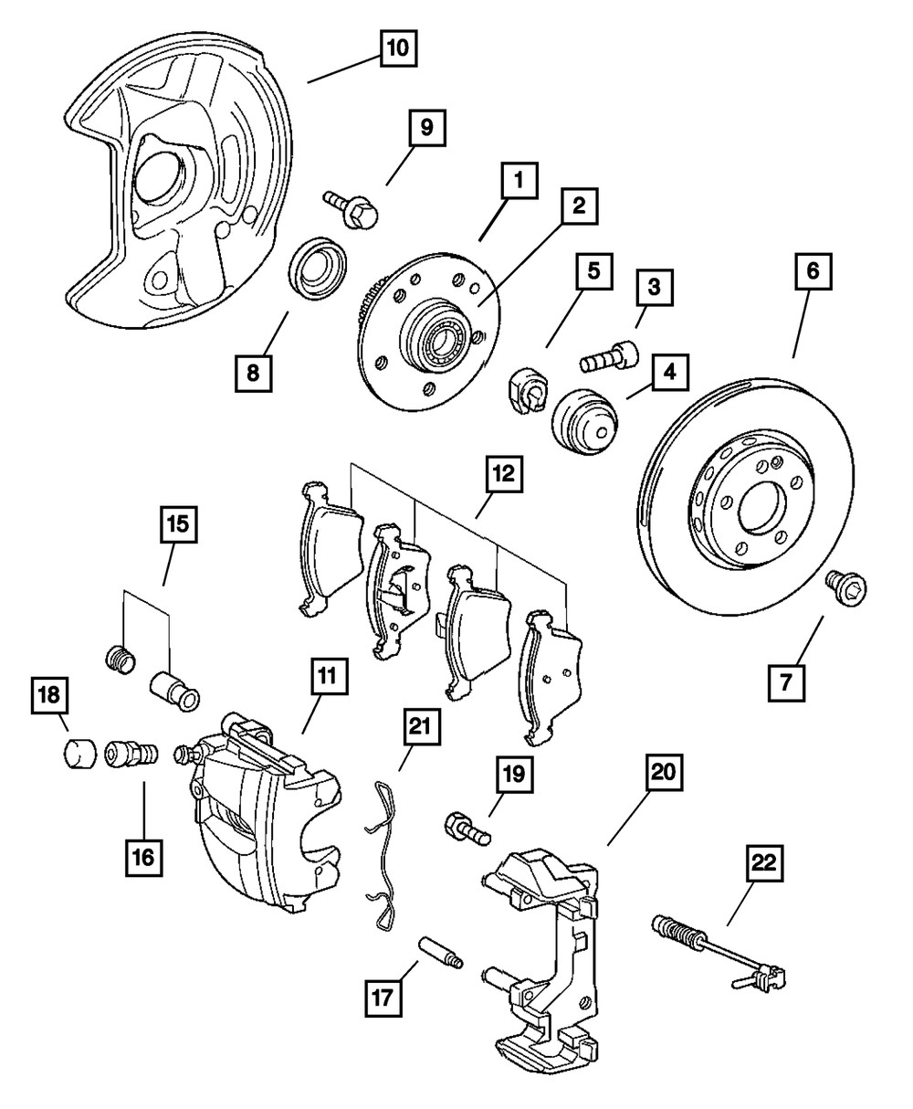 Genuine Mopar Hex Head Bolt 5097199AA
