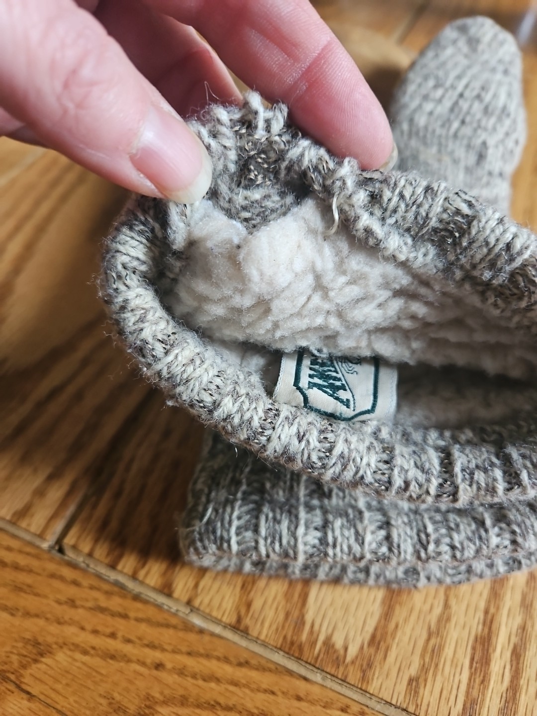 American Eagle Deerskin Mittens Large