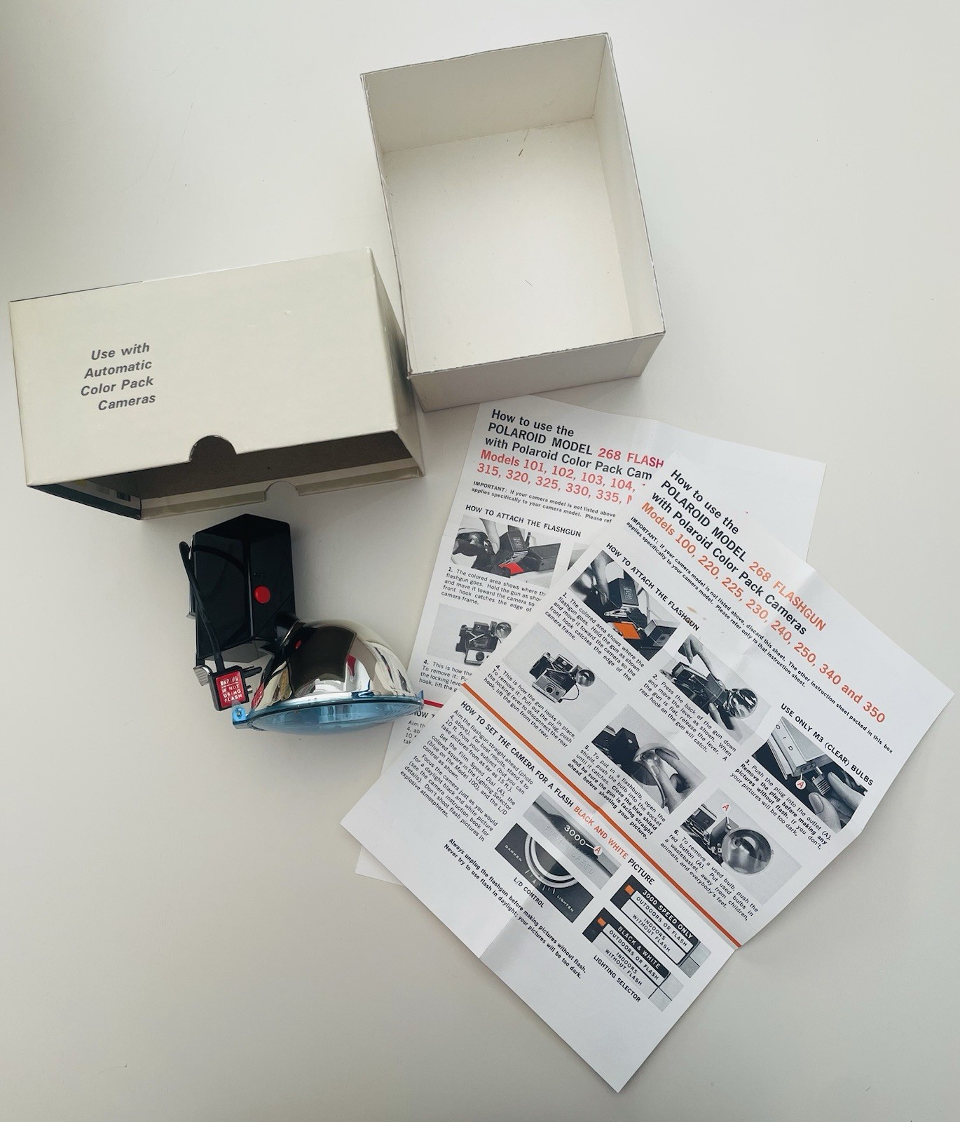 POLAROID Flashgun #268 With Box