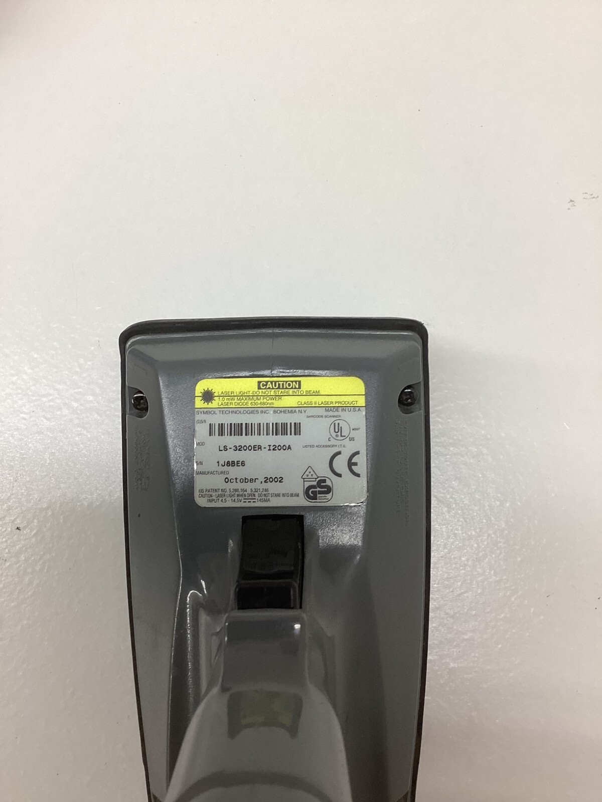SYMBOL LS-3200ER-I200A LONG RANGE 1D SCANNER , RECONDITIONED (NICE) GRADE 8+